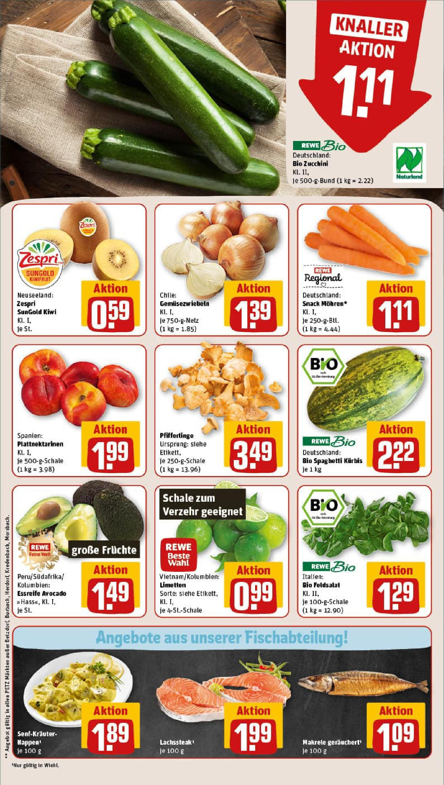 REWE Prospekt ab 24.08.2025 zum Blättern » Angebote | Seite: 7 | Produkte: Pfifferlinge, Kürbis, Zucchini, Steak REWE Prospekt ab 24.08.2025 zum Blättern » Angebote | Seite: 7 | Produkte: Pfifferlinge, Kürbis, Zucchini, Steak