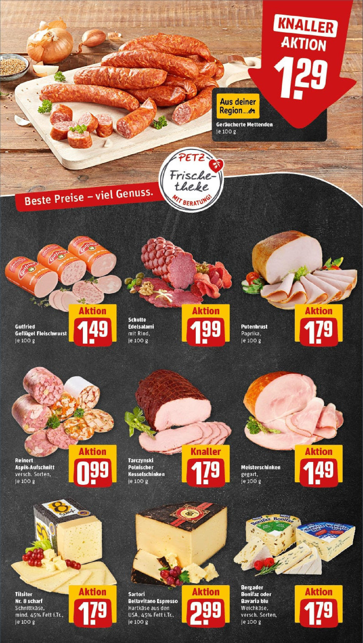 REWE Prospekt ab 24.08.2025 zum Blättern » Angebote | Seite: 9 | Produkte: Paprika, Salami REWE Prospekt ab 24.08.2025 zum Blättern » Angebote | Seite: 9 | Produkte: Paprika, Salami