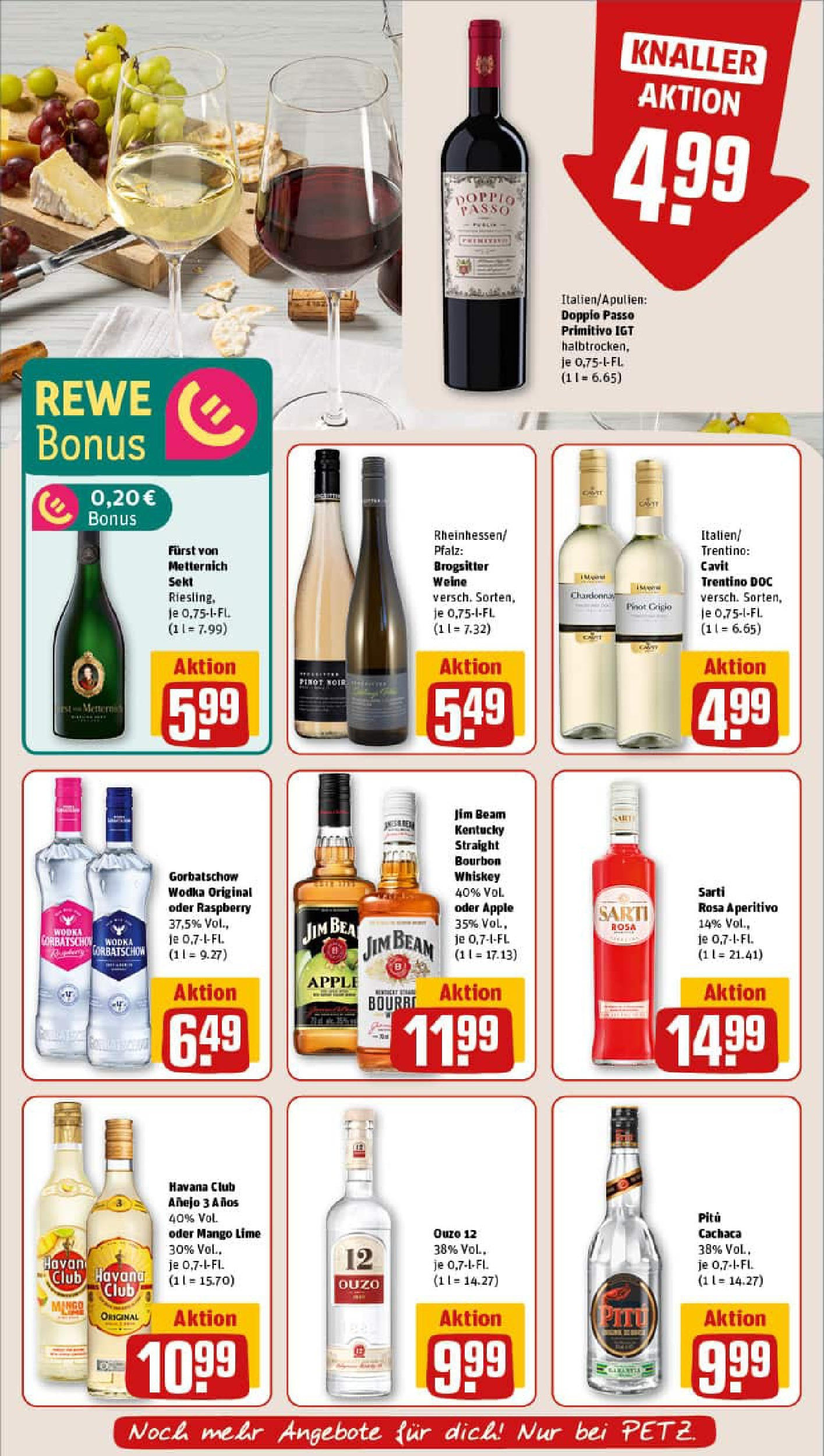 REWE Prospekt ab 24.08.2025 zum Blättern » Angebote | Seite: 20 | Produkte: Ouzo 12, Jim beam, Mango, Wodka gorbatschow REWE Prospekt ab 24.08.2025 zum Blättern » Angebote | Seite: 20 | Produkte: Ouzo 12, Jim beam, Mango, Wodka gorbatschow