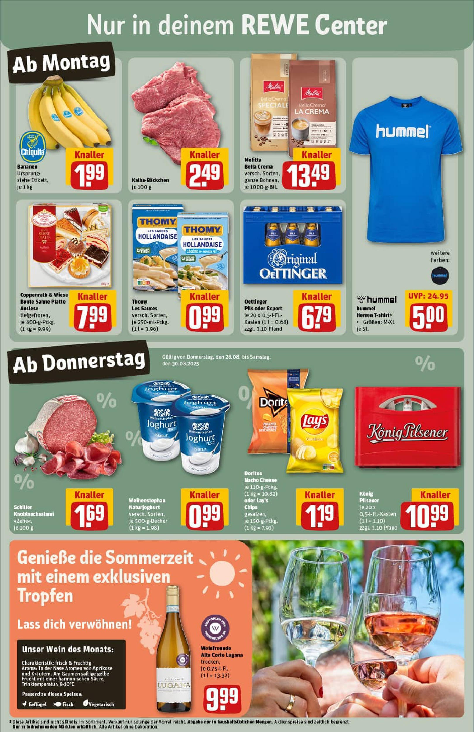 REWE Prospekt ab 24.08.2025 zum Blättern » Angebote | Seite: 3 | Produkte: Konig pilsener, Oettinger, Salami, Wein REWE Prospekt ab 24.08.2025 zum Blättern » Angebote | Seite: 3 | Produkte: Konig pilsener, Oettinger, Salami, Wein