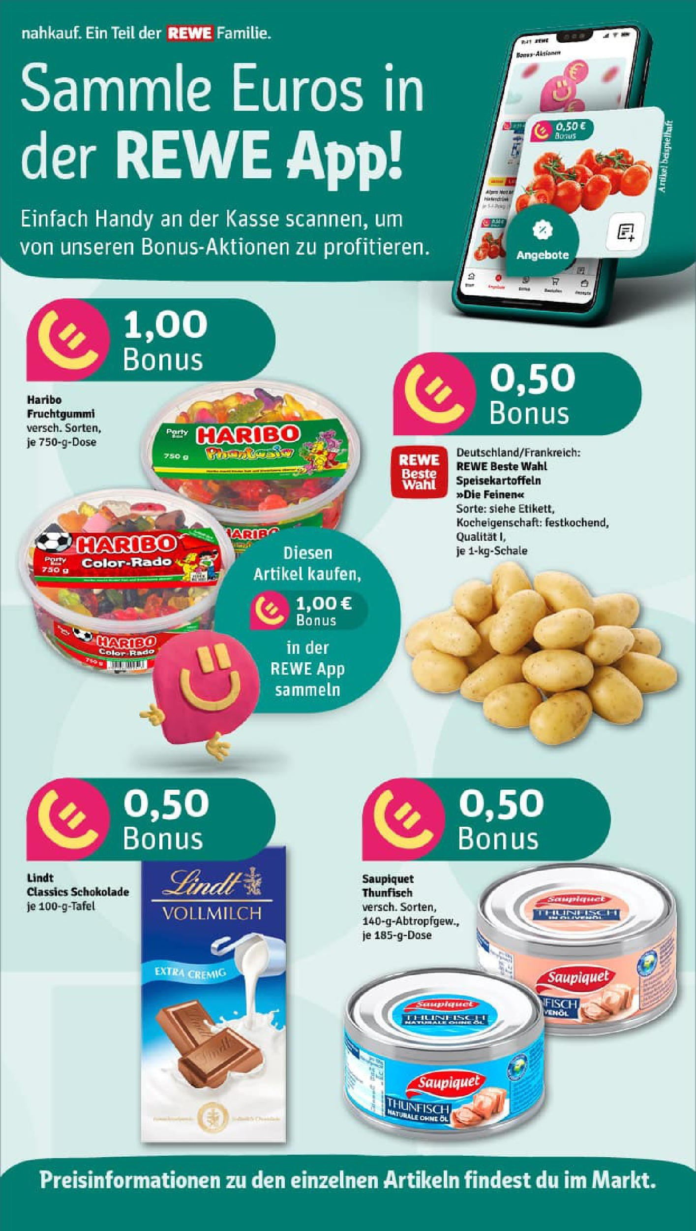REWE Prospekt ab 24.08.2025 zum Blättern » Angebote | Seite: 4 | Produkte: Haribo, Thunfisch, Fisch, Lindt REWE Prospekt ab 24.08.2025 zum Blättern » Angebote | Seite: 4 | Produkte: Haribo, Thunfisch, Fisch, Lindt