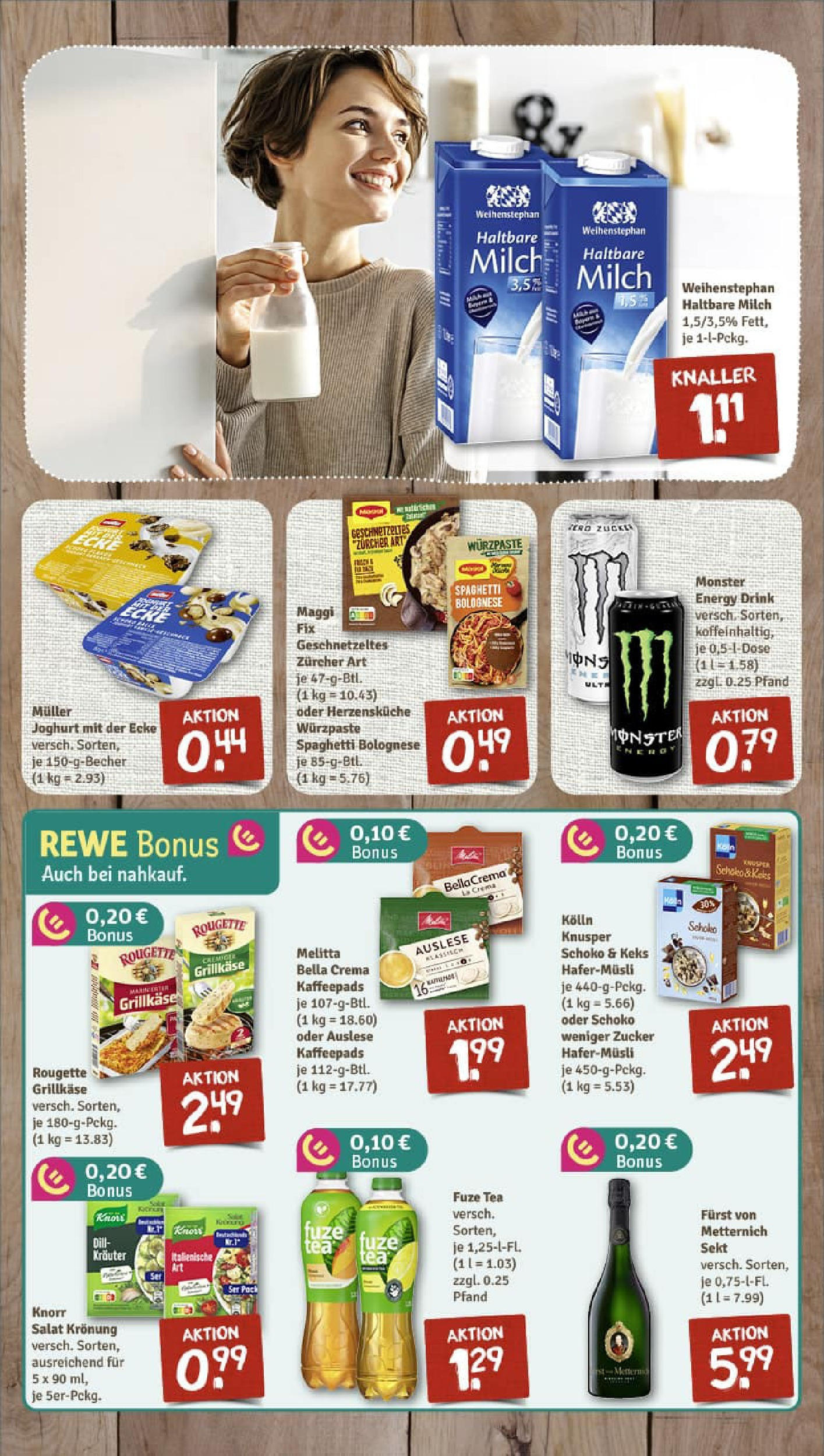 REWE Prospekt ab 24.08.2025 zum Blättern » Angebote | Seite: 6 | Produkte: Grill, Maggi, Sekt, Monster REWE Prospekt ab 24.08.2025 zum Blättern » Angebote | Seite: 6 | Produkte: Grill, Maggi, Sekt, Monster