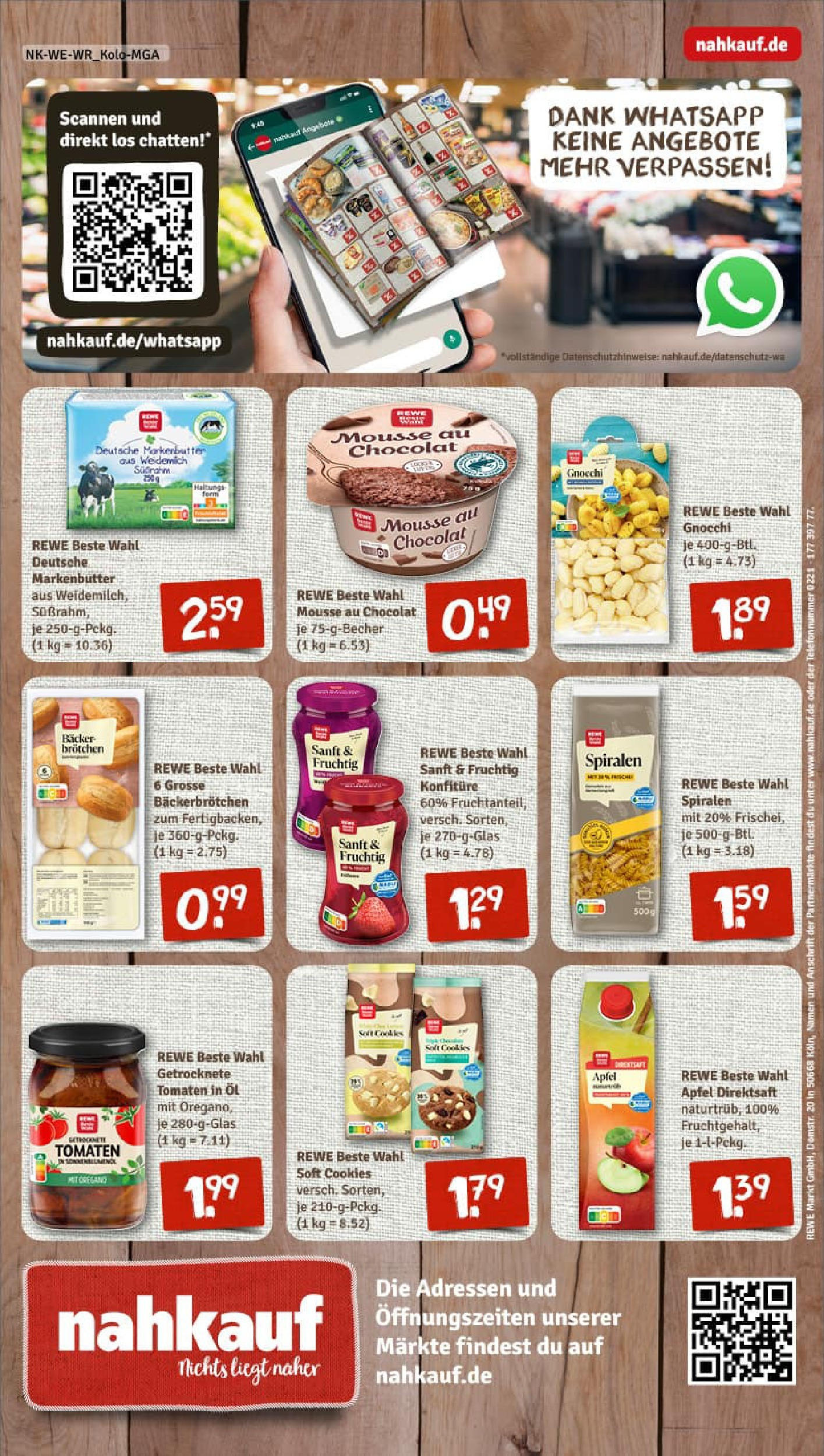 REWE Prospekt ab 24.08.2025 zum Blättern » Angebote | Seite: 8 | Produkte: Butter, Apple, Pasta, Saft REWE Prospekt ab 24.08.2025 zum Blättern » Angebote | Seite: 8 | Produkte: Butter, Apple, Pasta, Saft