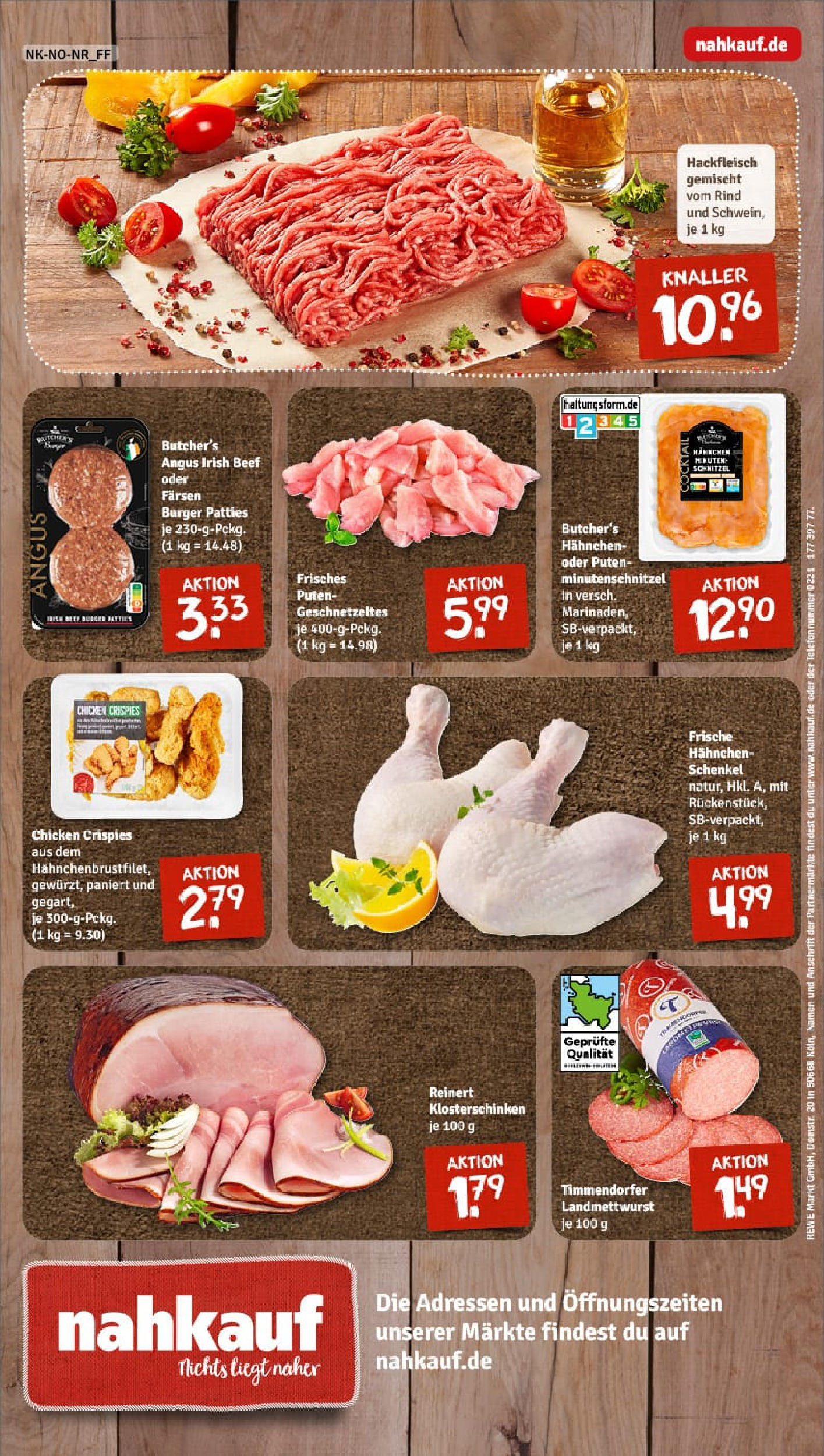 REWE Prospekt ab 24.08.2025 zum Blättern » Angebote | Seite: 8 | Produkte: Burger, Schnitzel, Steak, Hackfleisch REWE Prospekt ab 24.08.2025 zum Blättern » Angebote | Seite: 8 | Produkte: Burger, Schnitzel, Steak, Hackfleisch