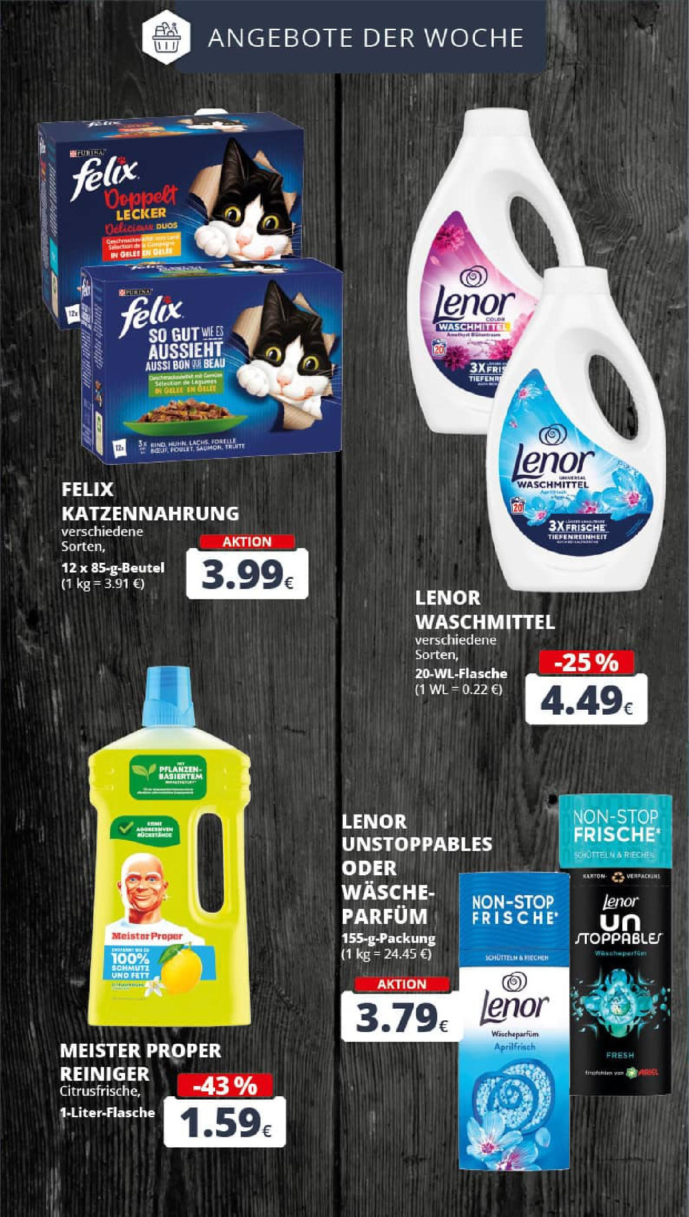 REWE Prospekt ab 24.08.2025 zum Blättern » Angebote | Seite: 6 | Produkte: Lenor, Parfüm, Lachs, Waschmittel REWE Prospekt ab 24.08.2025 zum Blättern » Angebote | Seite: 6 | Produkte: Lenor, Parfüm, Lachs, Waschmittel