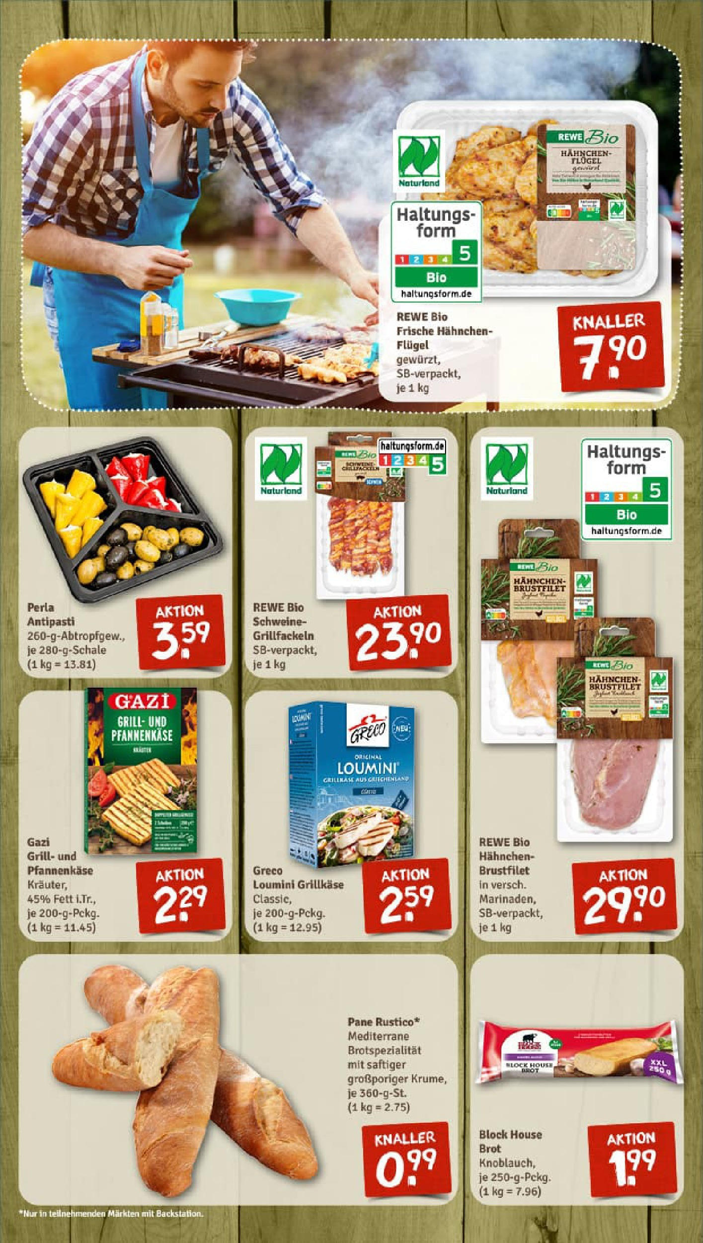 REWE Prospekt ab 24.08.2025 zum Blättern » Angebote | Seite: 9 | Produkte: Grill, Hahnchen, Pane, Brot REWE Prospekt ab 24.08.2025 zum Blättern » Angebote | Seite: 9 | Produkte: Grill, Hahnchen, Pane, Brot