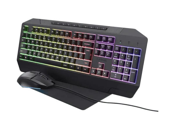 Trust Gaming GXT 791 3-in-1-Gaming Paket - Schwarz; Gaming-Tastatur - Gaming-Maus - Mauspad