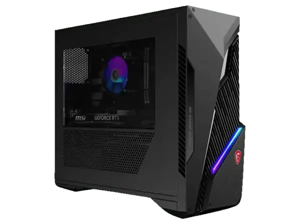 MSI MAG Infinite S3 14NVL5-2814DE Gaming PC, Intel Core i5-14400F Prozessor (20 MB Cache, bis zu 4,70 GHz), 16 GB RAM SSD, GeForce RTX™ 5060, Windows 11 Home, Schwarz