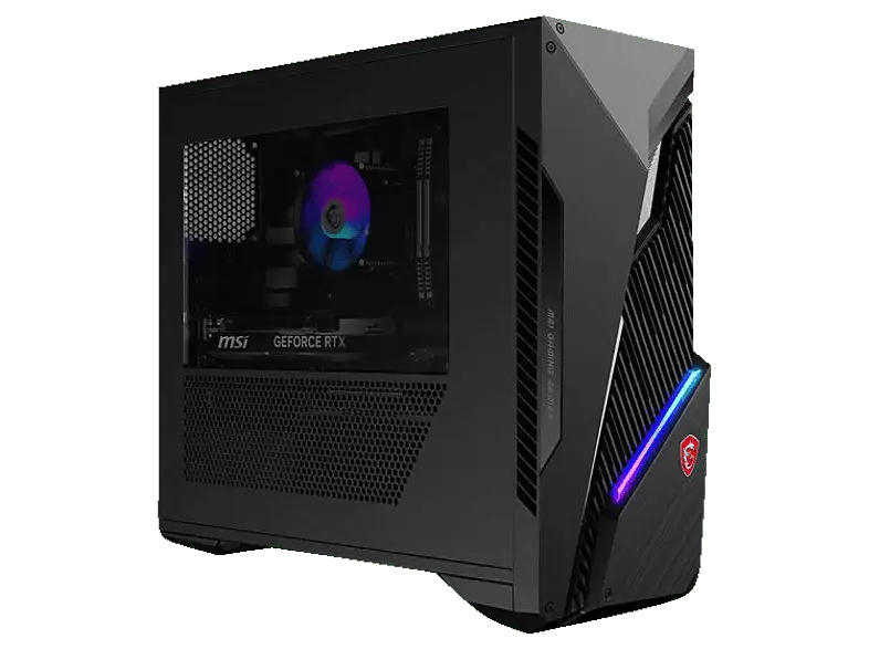 MSI MAG Infinite S3 14NVL5-2814DE Gaming PC, Intel Core i5-14400F Prozessor (20 MB Cache, bis zu 4,70 GHz), 16 GB RAM SSD, GeForce RTX™ 5060, Windows 11 Home, Schwarz
