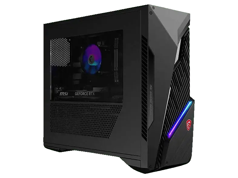 MSI MAG Infinite S3 14NVL5-2814DE Gaming PC, Intel Core i5-14400F Prozessor (20 MB Cache, bis zu 4,70 GHz), 16 GB RAM SSD, GeForce RTX™ 5060, Windows 11 Home, Schwarz
