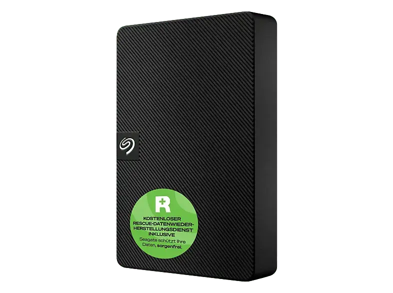 SEAGATE 5TB Festplatte Expansion Portable mit Sicherungssoftware, USB 3.0, 2.5 Zoll, Extern, Schwarz; Portable Festplatte