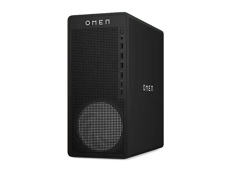 HP Omen 16L TG03-0976ng Gaming PC, AMD Ryzen™ 7 8700F, 32 GB RAM SSD, GeForce RTX™ 5060, Windows 11 Home, Schwarz