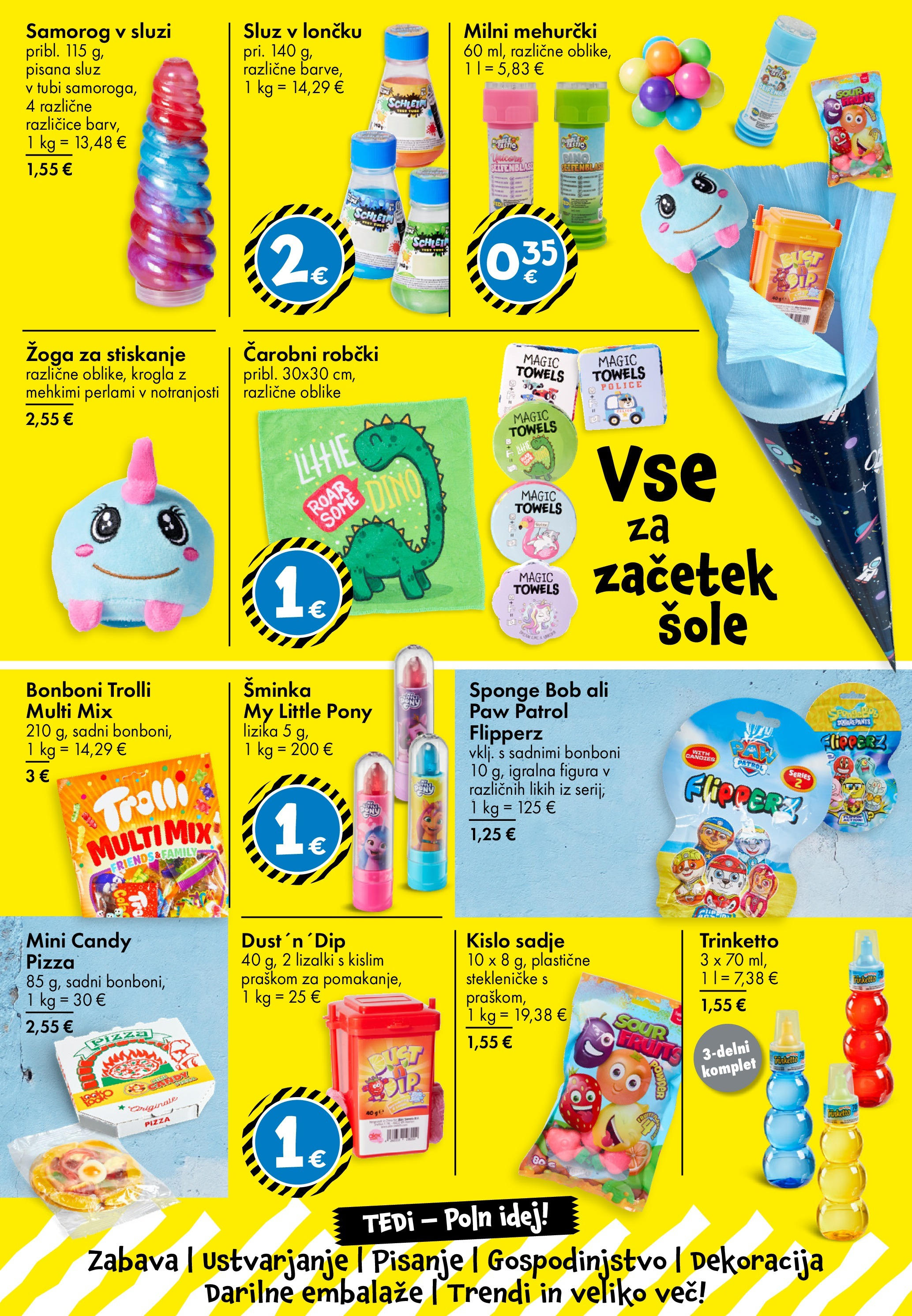 TEDi - TEDi - Poln idej veljaven od 20.08.2025 | Stran: 4 | Izdelki: Bonboni, Robčki, Sadje