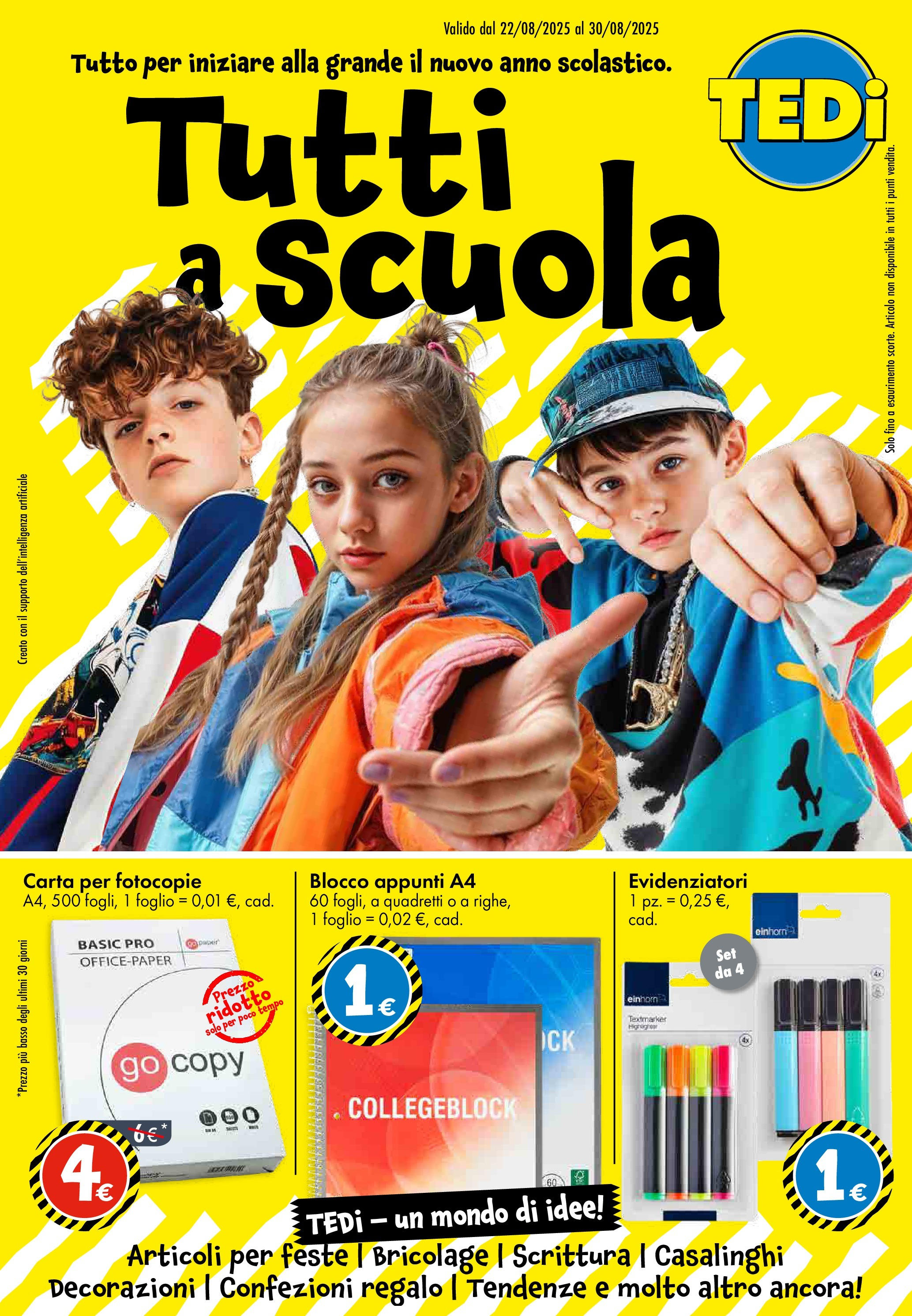 Nuovo TEDi - TEDi volantino fino al 30.08.2025 dal 20/08/2025 > offerte anteprima 🛍️ | Pagina: 1 | Prodotti: Decorazioni