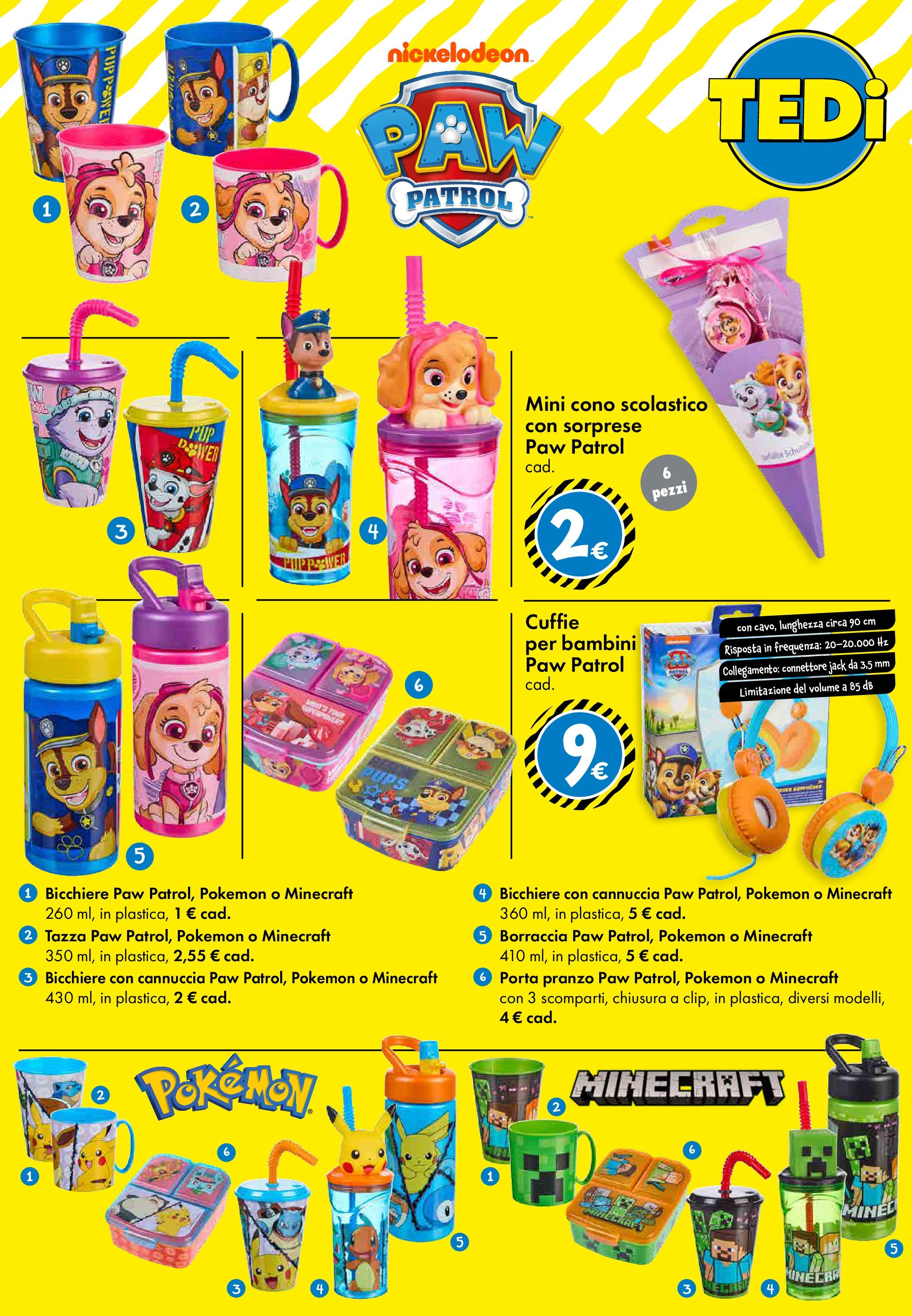 Nuovo TEDi - TEDi volantino fino al 30.08.2025 dal 20/08/2025 > offerte anteprima 🛍️ | Pagina: 2 | Prodotti: Cuffie, Connettore, Borraccia