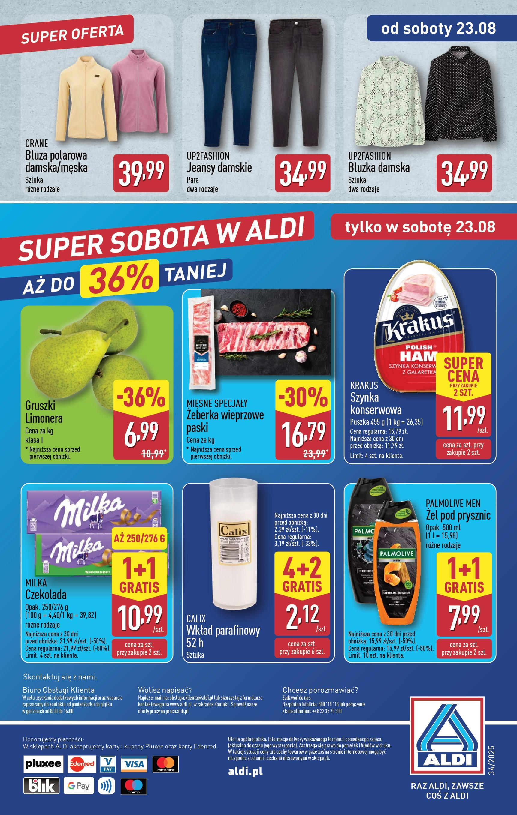 Aldi Gazetka - Okazje na weekend od 21.08.2025 - Ulotka PDF, promocje | Strona: 14 | Produkty: Milka, Prysznic, Czekolada, Żel pod prysznic