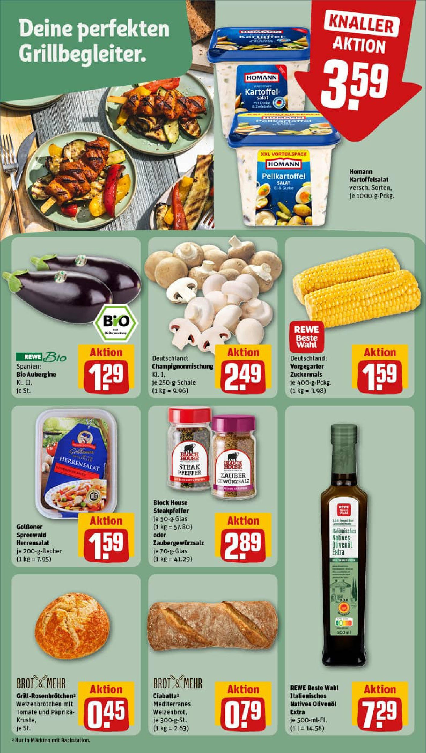 REWE Prospekt ab 24.08.2025 zum Blättern » Angebote | Seite: 14 | Produkte: Zwiebeln, Paprika, Pfeffer, Salat