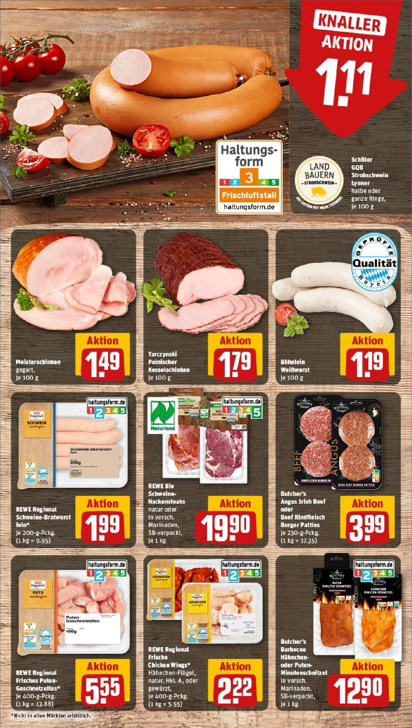 REWE Prospekt ab 24.08.2025 zum Blättern » Angebote | Seite: 8 | Produkte: Pute, Hahnchen, Burger, Rindfleisch REWE Prospekt ab 24.08.2025 zum Blättern » Angebote | Seite: 8 | Produkte: Pute, Hahnchen, Burger, Rindfleisch