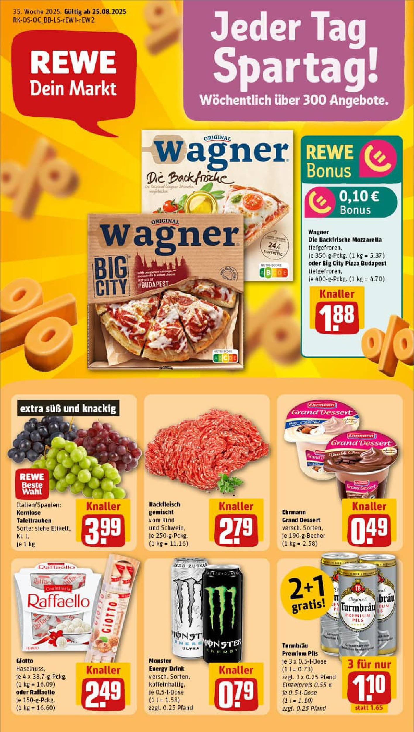 REWE Prospekt ab 24.08.2025 nächste Woche - Prospekt Berlin / Prenzlauer Berg Vorschau von dem Prospekt des Geschäftes Rewe, gültig ab dem 24.08.2025