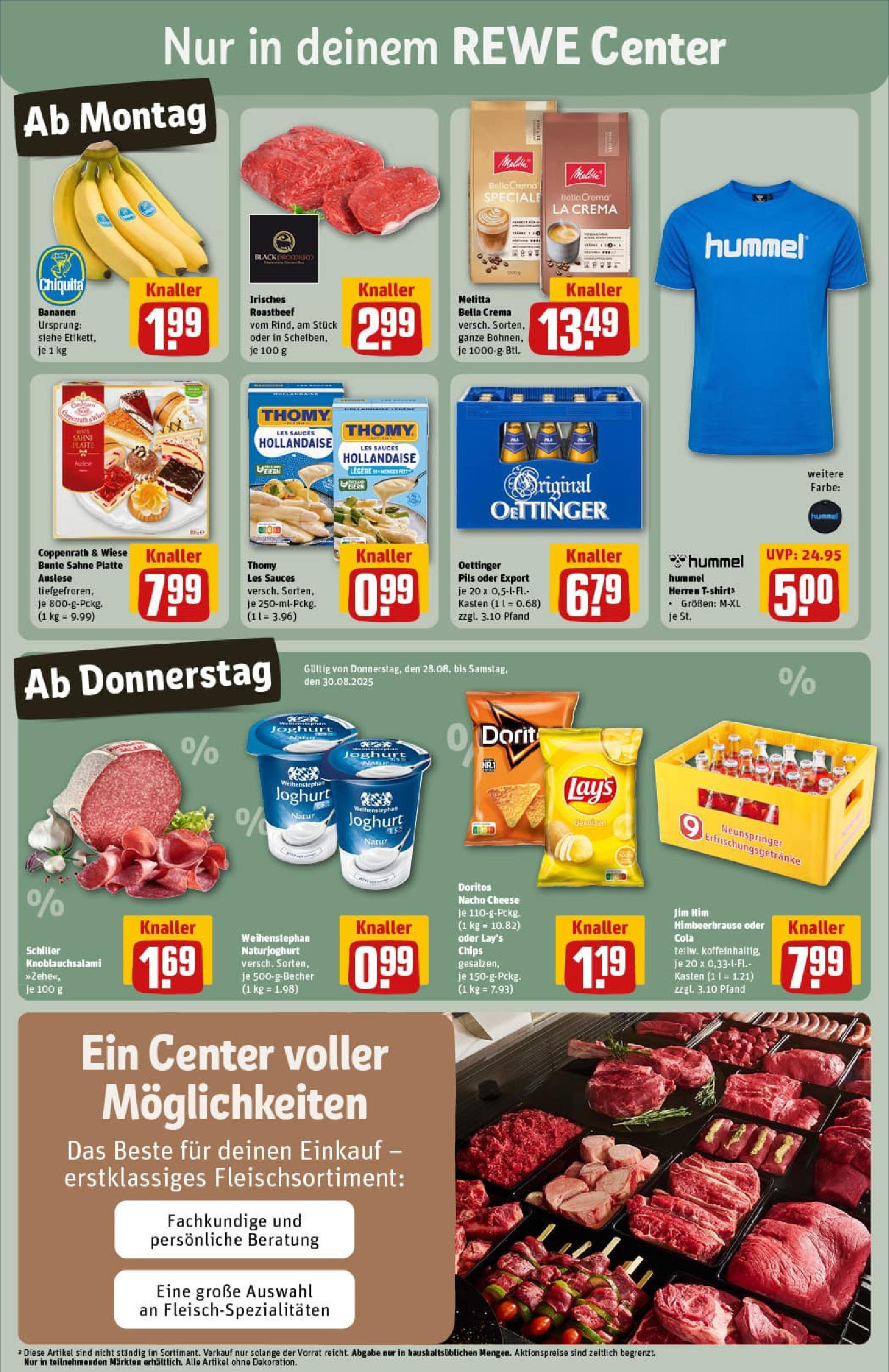 REWE Prospekt ab 24.08.2025 zum Blättern » Angebote | Seite: 3 | Produkte: Thomy les sauces, Pils, Bananen, Oettinger REWE Prospekt ab 24.08.2025 zum Blättern » Angebote | Seite: 3 | Produkte: Thomy les sauces, Pils, Bananen, Oettinger