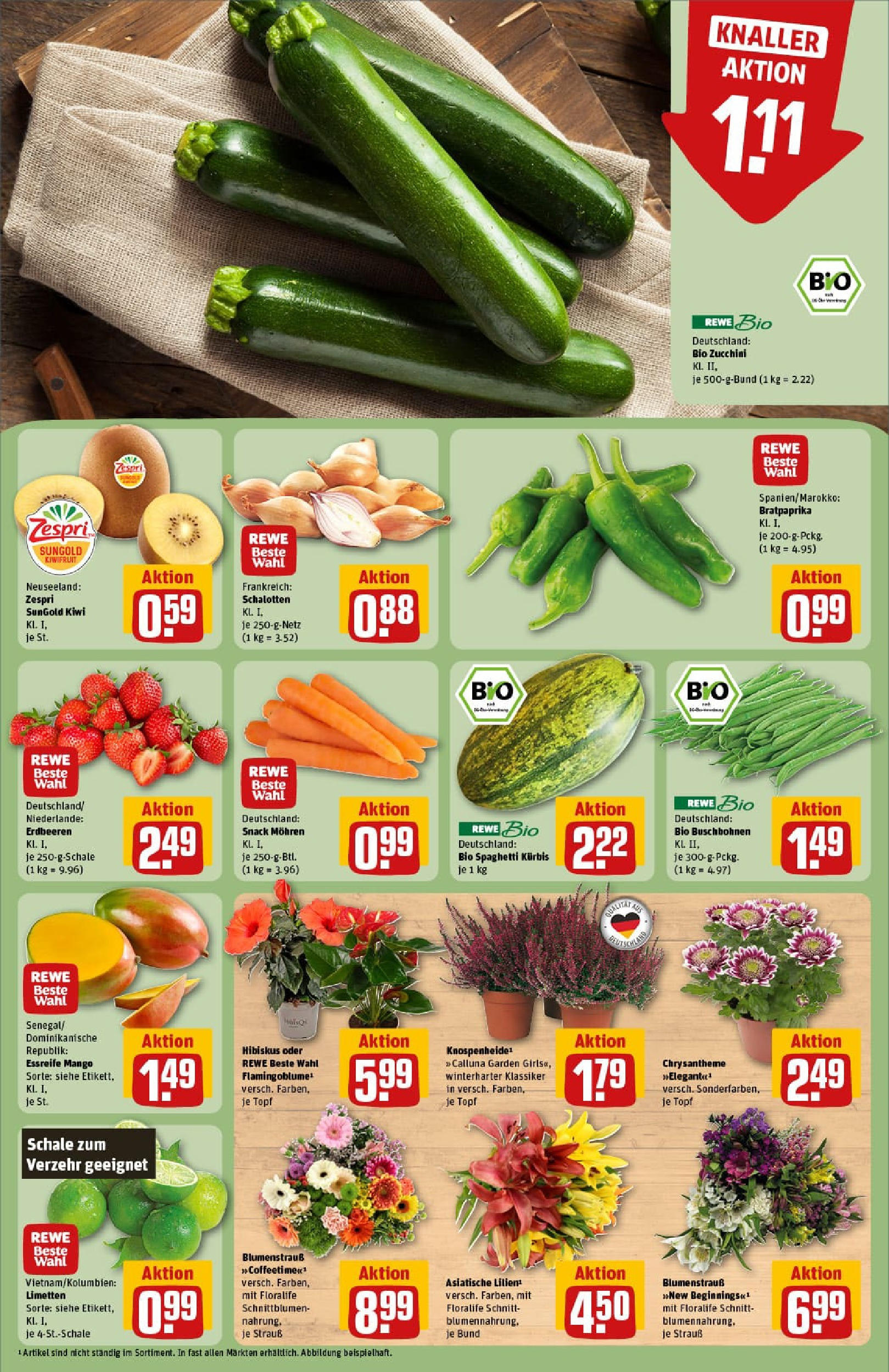 REWE Prospekt ab 24.08.2025 zum Blättern » Angebote | Seite: 7 | Produkte: Mango, Kürbis, Zucchini, Kiwi REWE Prospekt ab 24.08.2025 zum Blättern » Angebote | Seite: 7 | Produkte: Mango, Kürbis, Zucchini, Kiwi