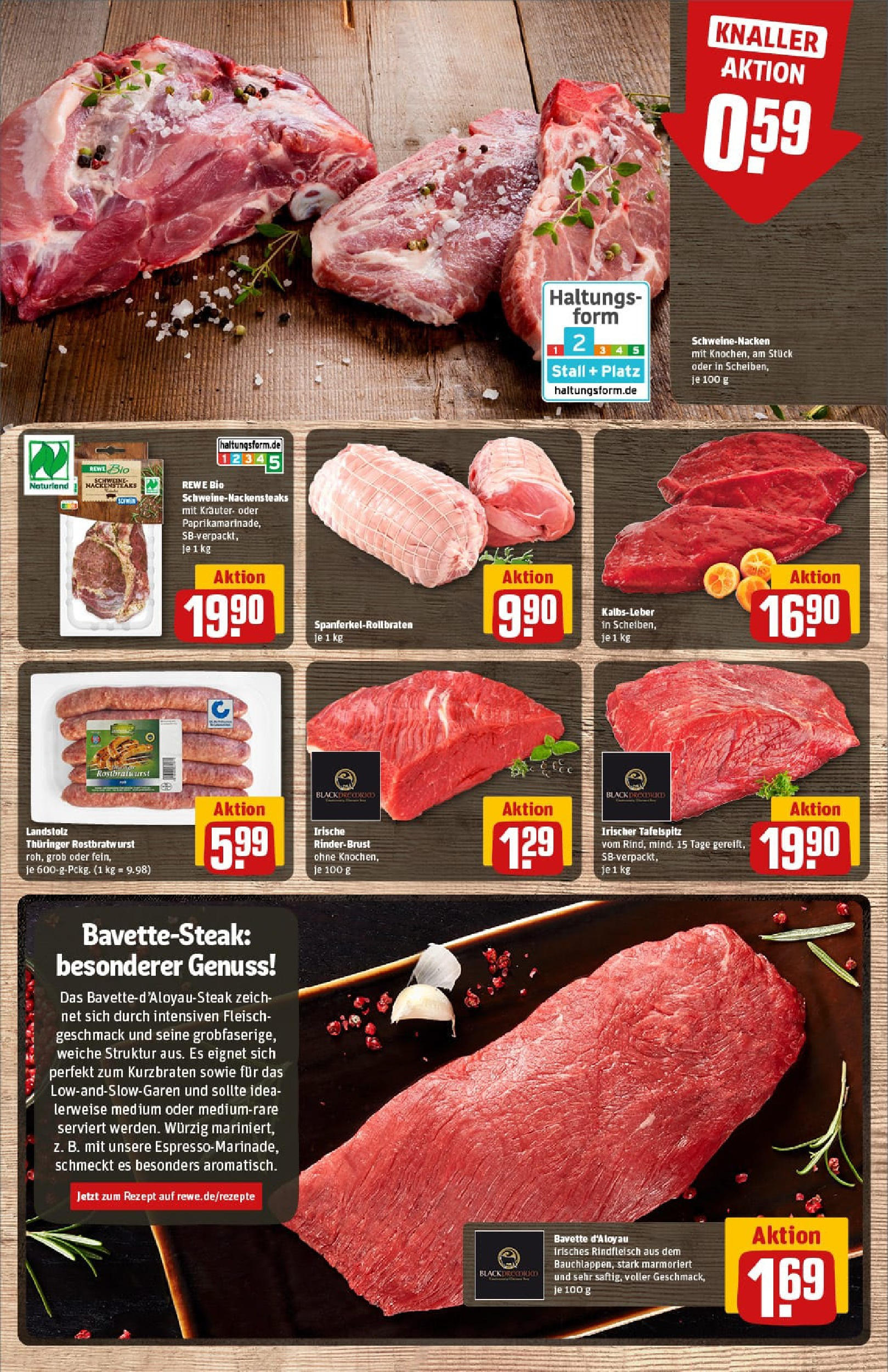 REWE Prospekt ab 24.08.2025 zum Blättern » Angebote | Seite: 9 | Produkte: Tafelspitz, Kalbsleber, Steak, Fleisch REWE Prospekt ab 24.08.2025 zum Blättern » Angebote | Seite: 9 | Produkte: Tafelspitz, Kalbsleber, Steak, Fleisch
