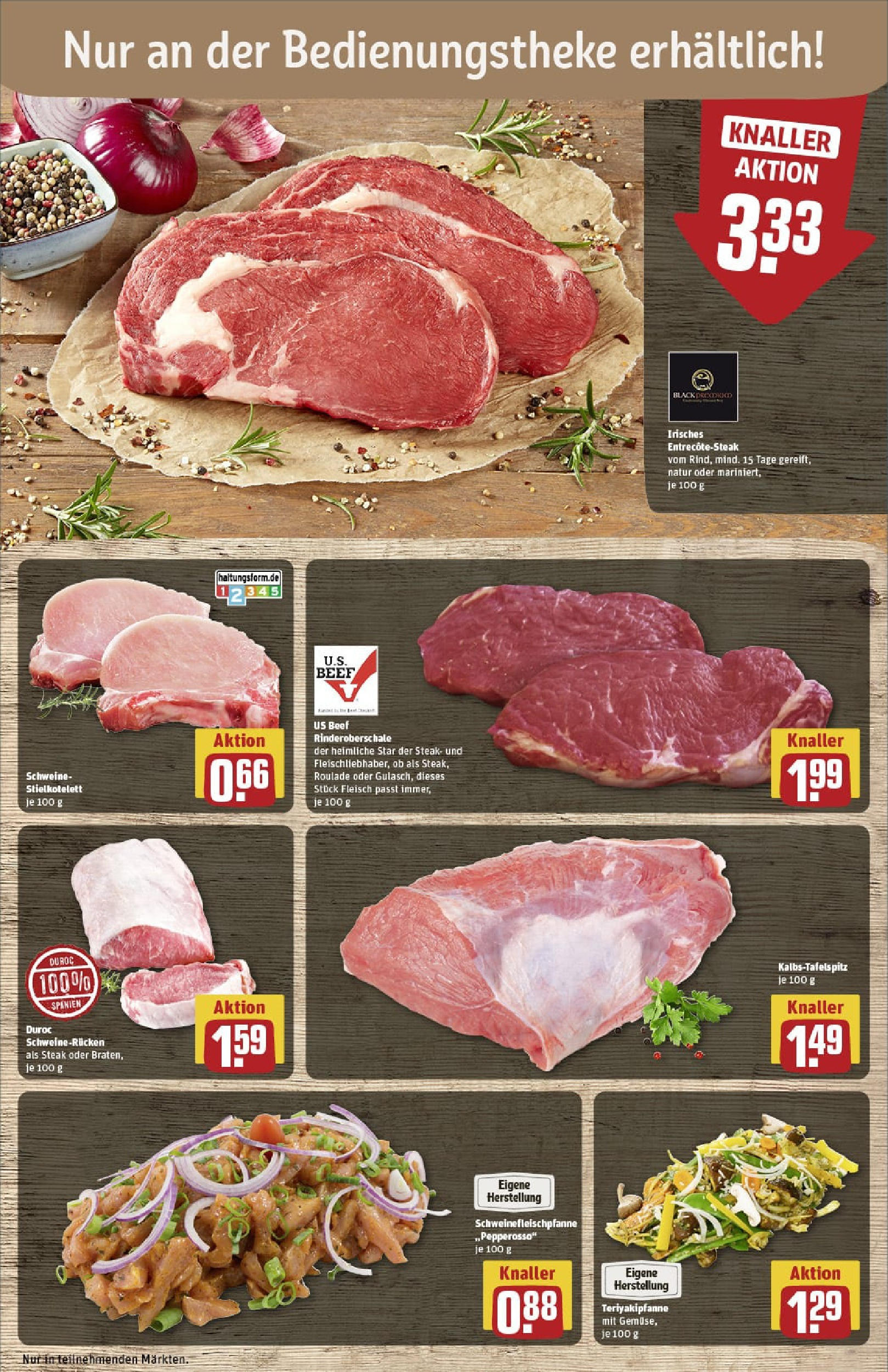 REWE Prospekt ab 24.08.2025 zum Blättern » Angebote | Seite: 10 | Produkte: Gemüse, Schweinerucken, Steak, Fleisch REWE Prospekt ab 24.08.2025 zum Blättern » Angebote | Seite: 10 | Produkte: Gemüse, Schweinerucken, Steak, Fleisch