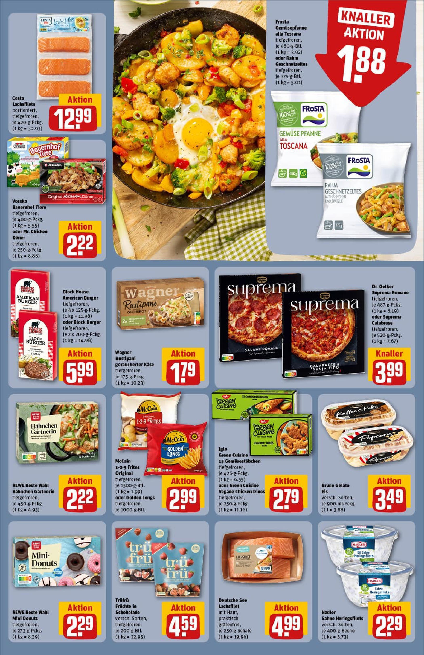 REWE Prospekt ab 24.08.2025 zum Blättern » Angebote | Seite: 17 | Produkte: Donuts, Gemüse, Pizza, Sahne REWE Prospekt ab 24.08.2025 zum Blättern » Angebote | Seite: 17 | Produkte: Donuts, Gemüse, Pizza, Sahne