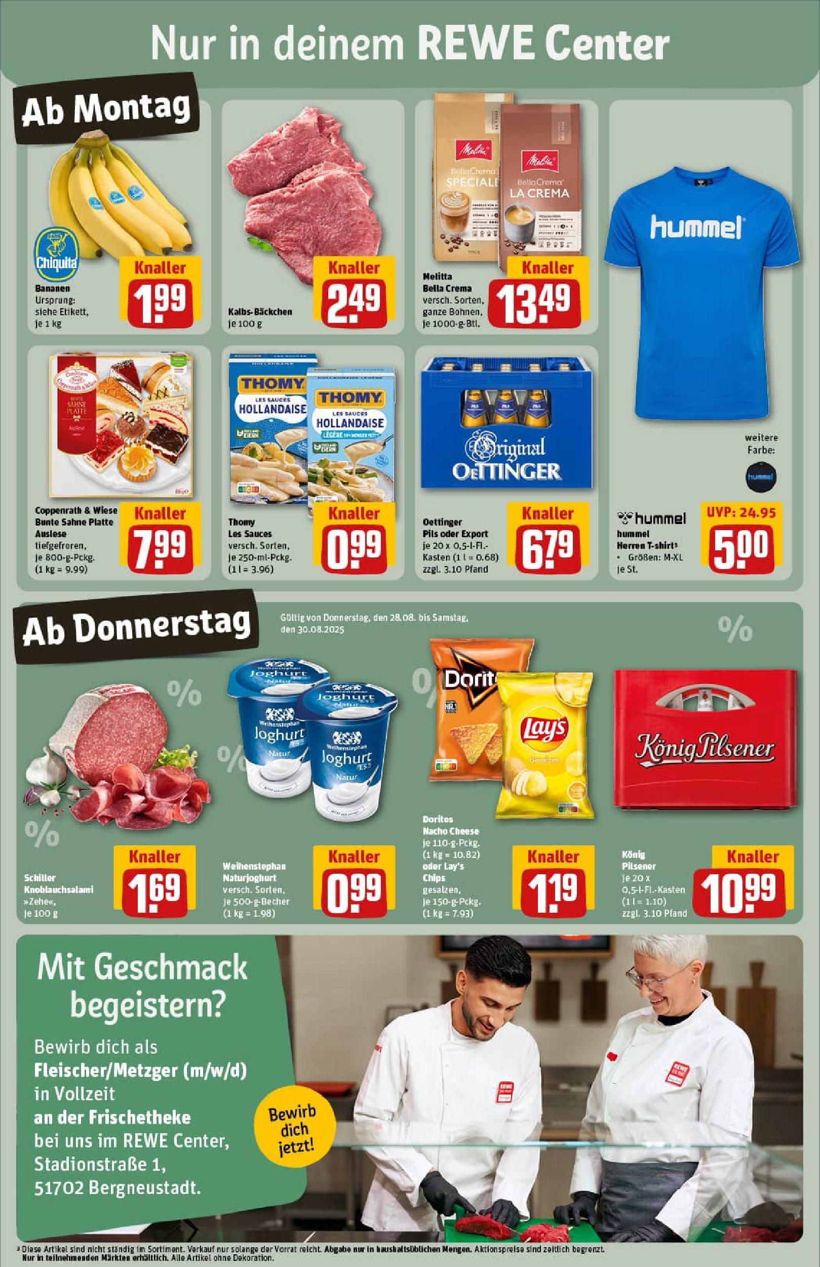 REWE Prospekt ab 24.08.2025 zum Blättern » Angebote | Seite: 3 | Produkte: Melitta, Thomy les sauces, Konig pilsener, Chips REWE Prospekt ab 24.08.2025 zum Blättern » Angebote | Seite: 3 | Produkte: Melitta, Thomy les sauces, Konig pilsener, Chips