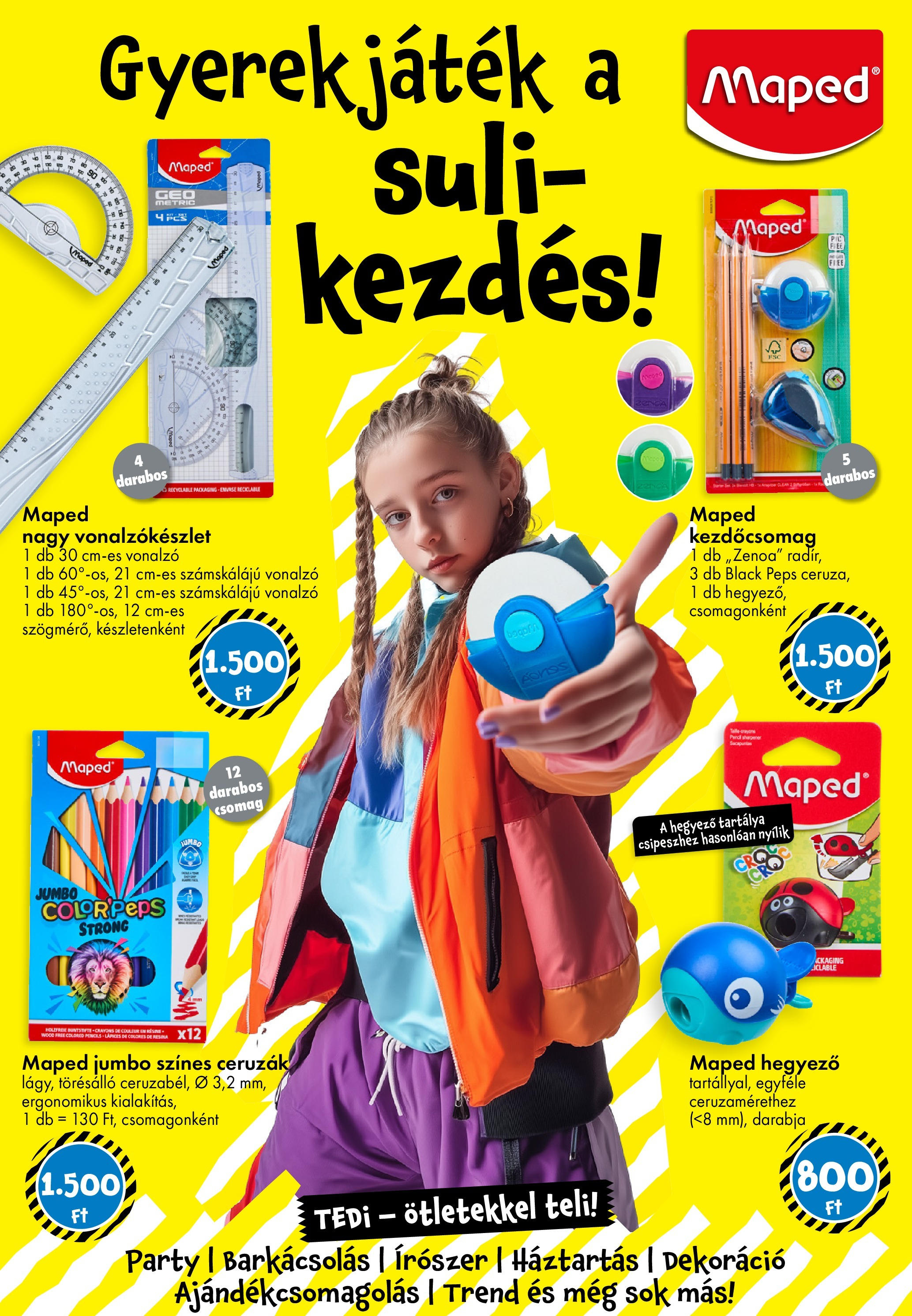 TEDi - TEDi újság érvényessége 2025.08.30-ig - 2025.08.20. -tól/töl > akció, lapozható szórólap 🛍️ | Oldal: 7 | Termékek: Játék, Dekoráció