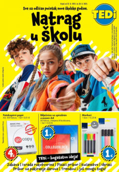 Pregled letka TEDi katalog do 30.08.2025 trgovine TEDi vrijedi od 20.08.2025