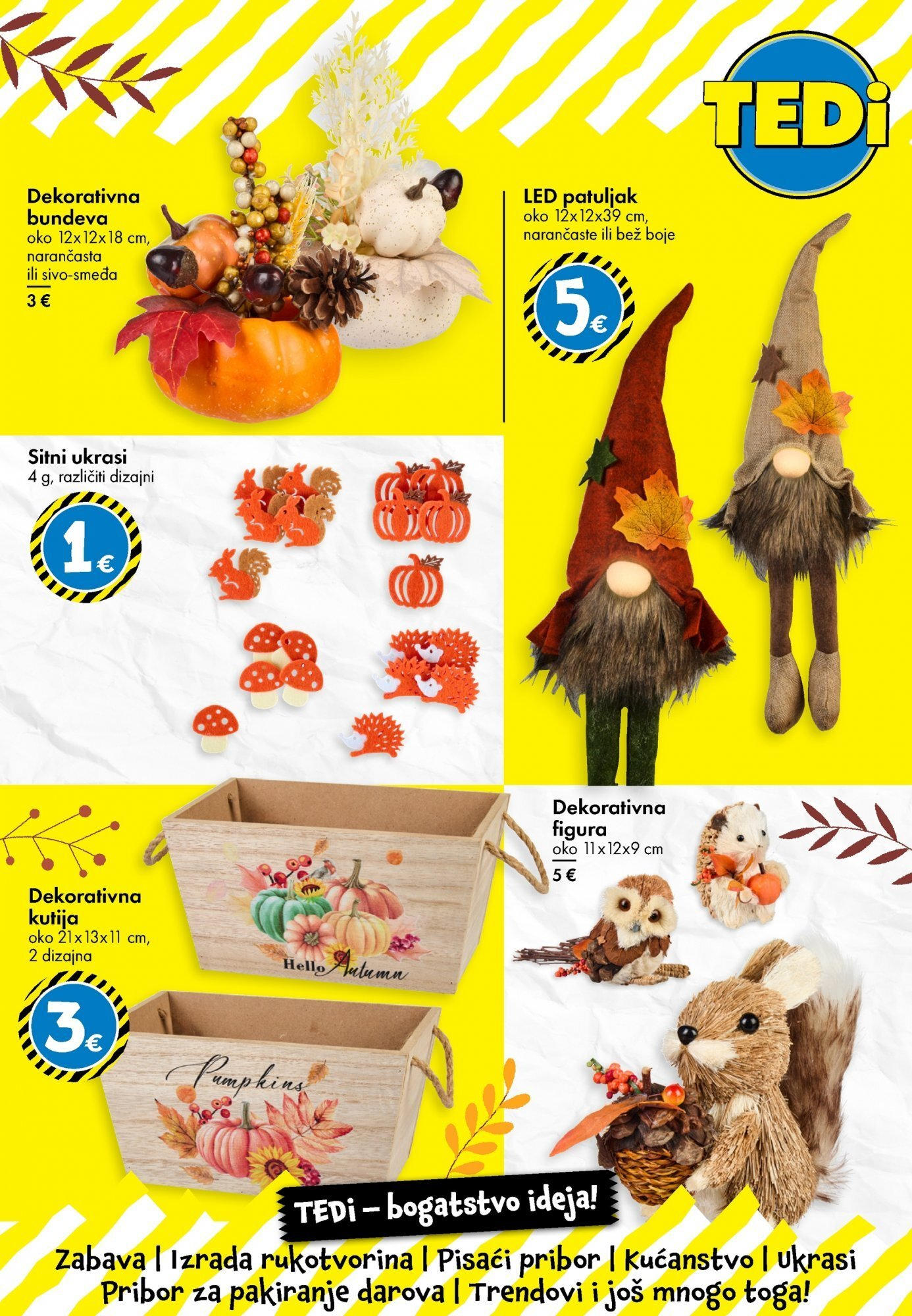 TEDi - TEDi katalog do 30.08.2025 novi od 20.08.2025 na listanje > letak digitalni | Stranica: 20 | Proizvodi: Kutija, Bundeva
