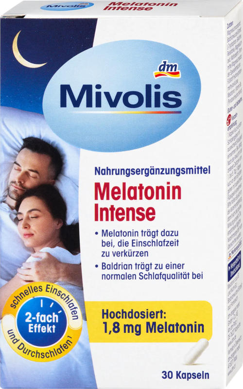 Mivolis Melatonin Intense Kapseln 30 St