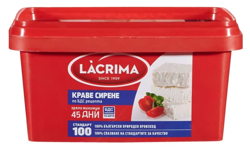 Lacrima Сирене от краве мляко