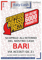 Italy Cash Puglia STREPITOSO RIBASSO PREZZI - al 03.09.2025