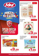 Max Supermercati Prezzi 10 e lode - al 03.09.2025
