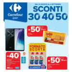 Carrefour Ipermercati Sconti 30%40%50% - al 31.08.2025
