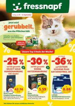 Vorschau von dem Prospekt - Fressnapf Flugblatt gültig ab 04.09.2025