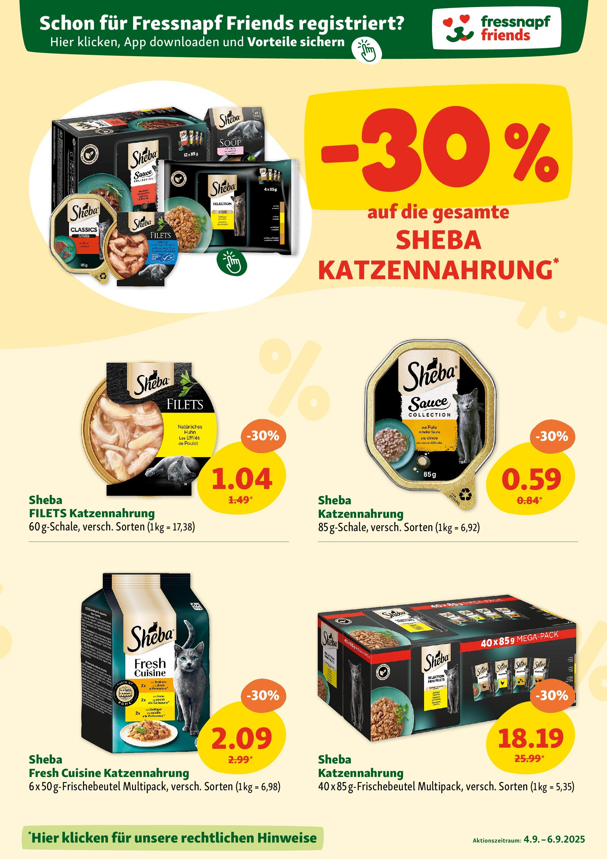 Fressnapf Flugblatt (04.09.2025) || Aktuelle Angebote | Seite: 3 Fressnapf Flugblatt von 04.09.2025 - Aktuelle Angebote | Seite: 3