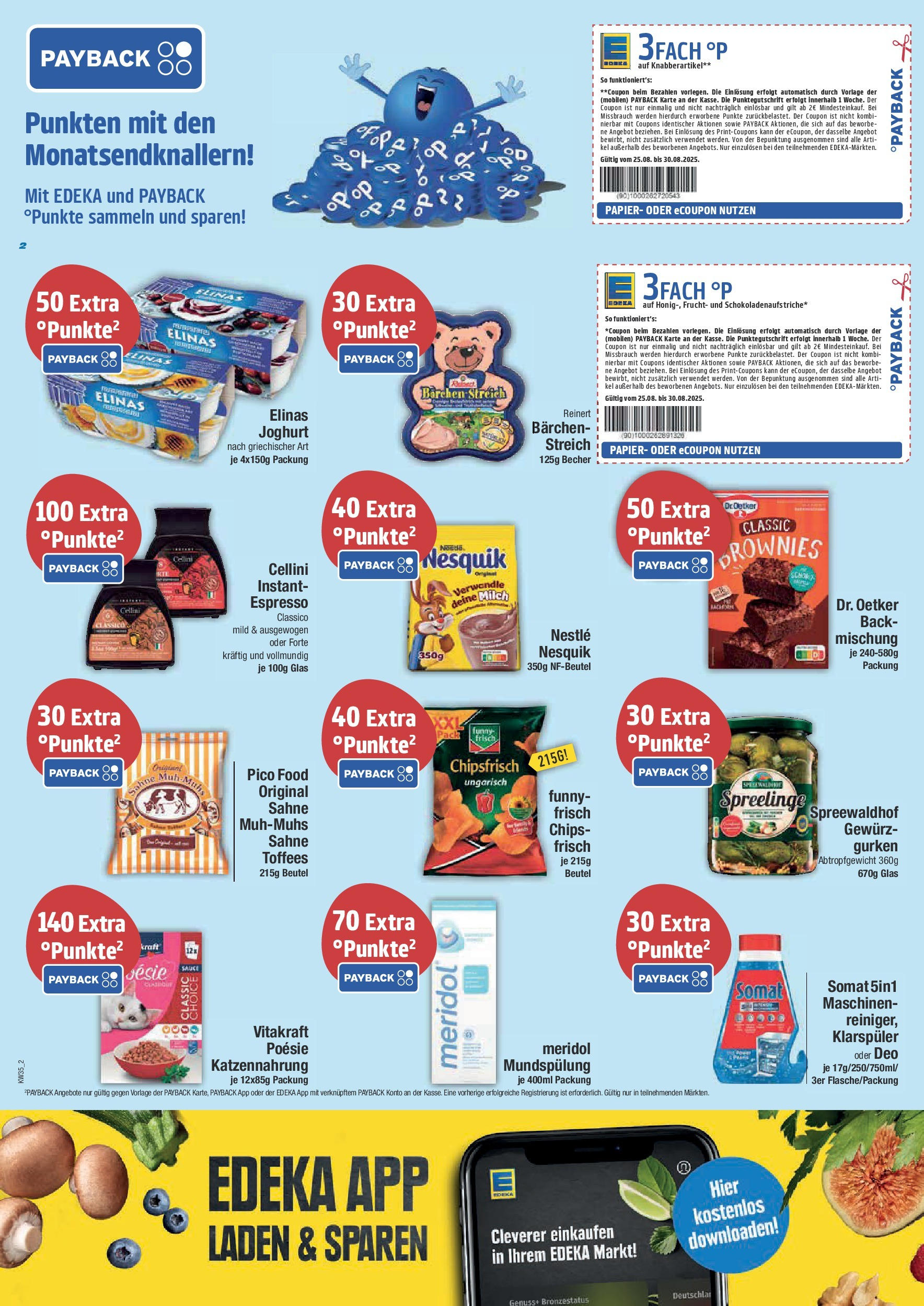Edeka prospekt Weißenburg (ab 24.08.2025) » Angebote Online | Seite: 2 | Produkte: Nesquik, Milch, Joghurt, Klarspüler Edeka prospekt Weißenburg (ab 24.08.2025) » Angebote Online | Seite: 2 | Produkte: Nesquik, Milch, Joghurt, Klarspüler