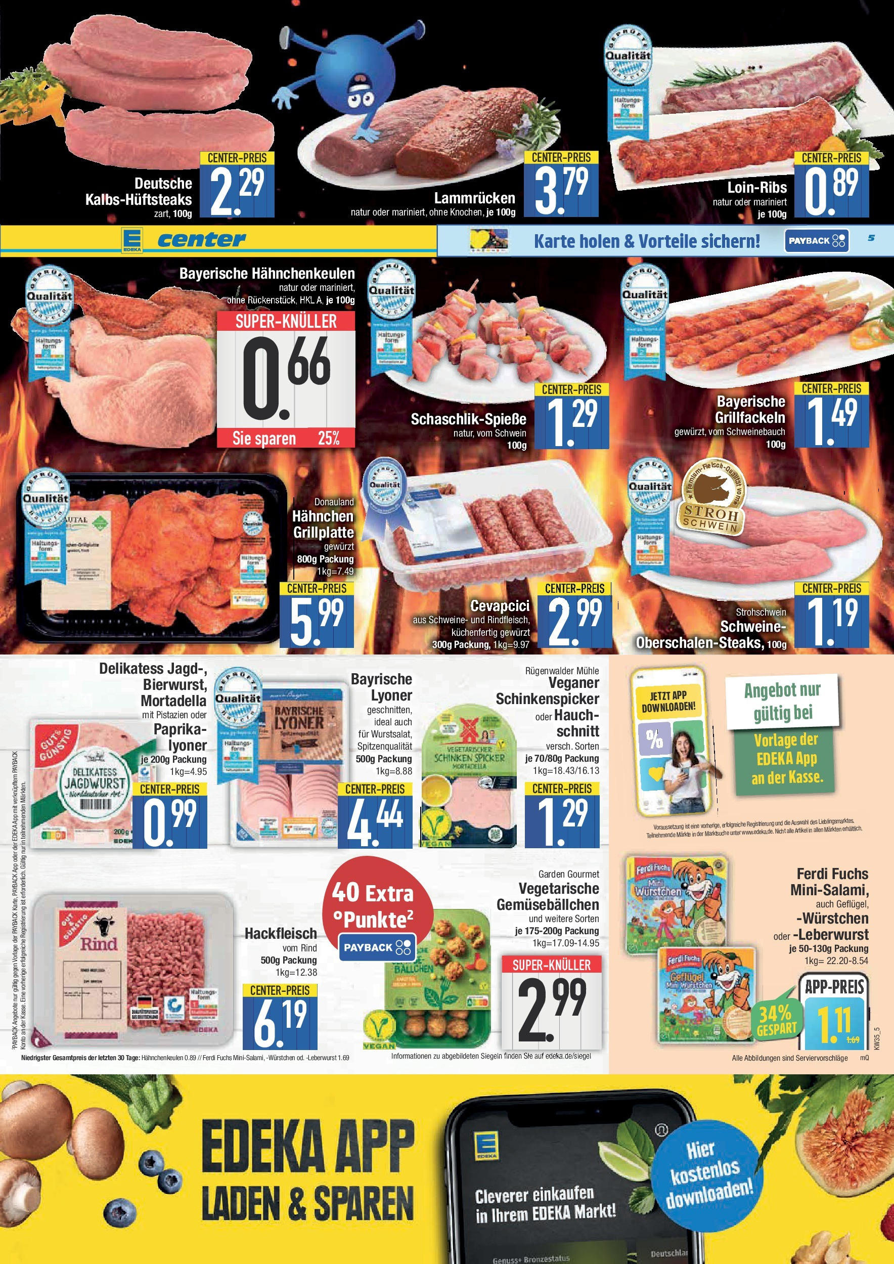 Edeka prospekt Weißenburg (ab 24.08.2025) » Angebote Online | Seite: 5 | Produkte: Grill, Pistazien, Paprika, Salami Edeka prospekt Weißenburg (ab 24.08.2025) » Angebote Online | Seite: 5 | Produkte: Grill, Pistazien, Paprika, Salami