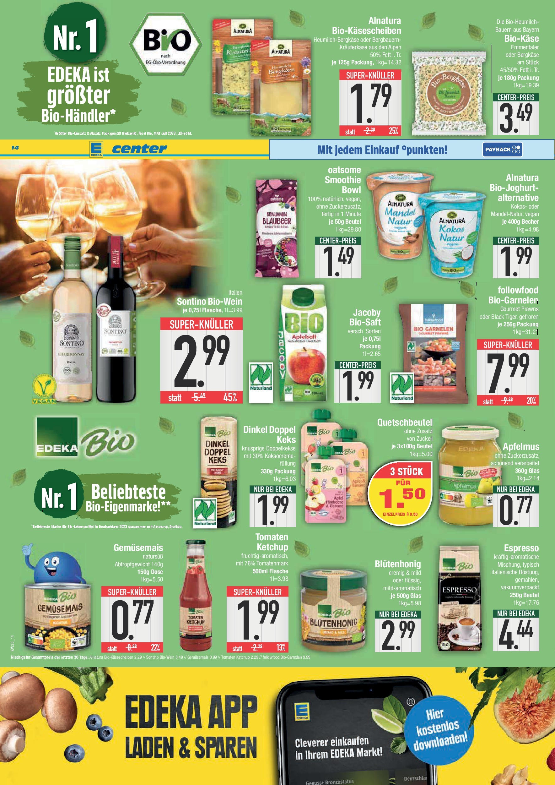 Edeka prospekt Weißenburg (ab 24.08.2025) » Angebote Online | Seite: 18 | Produkte: Tomaten, Apfelsaft, Apple, Himbeere Edeka prospekt Weißenburg (ab 24.08.2025) » Angebote Online | Seite: 18 | Produkte: Tomaten, Apfelsaft, Apple, Himbeere