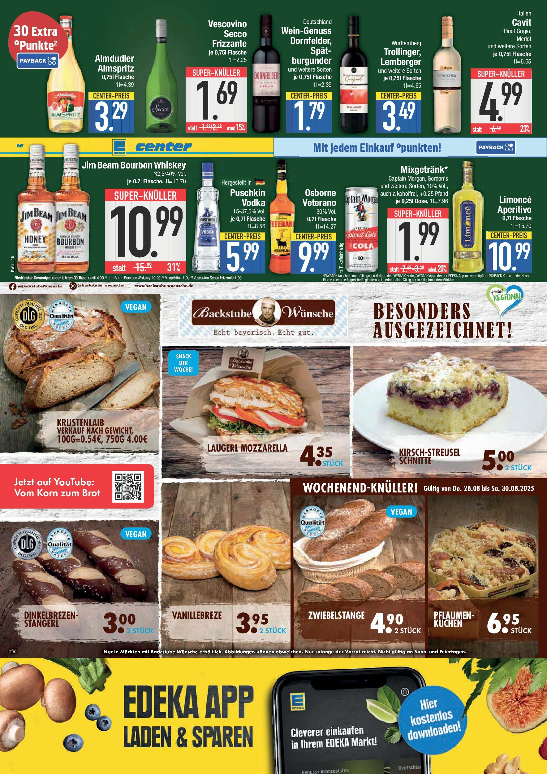 Edeka prospekt Weißenburg (ab 24.08.2025) » Angebote Online | Seite: 20 | Produkte: Jim beam, Osborne, Brot, Whiskey Edeka prospekt Weißenburg (ab 24.08.2025) » Angebote Online | Seite: 20 | Produkte: Jim beam, Osborne, Brot, Whiskey