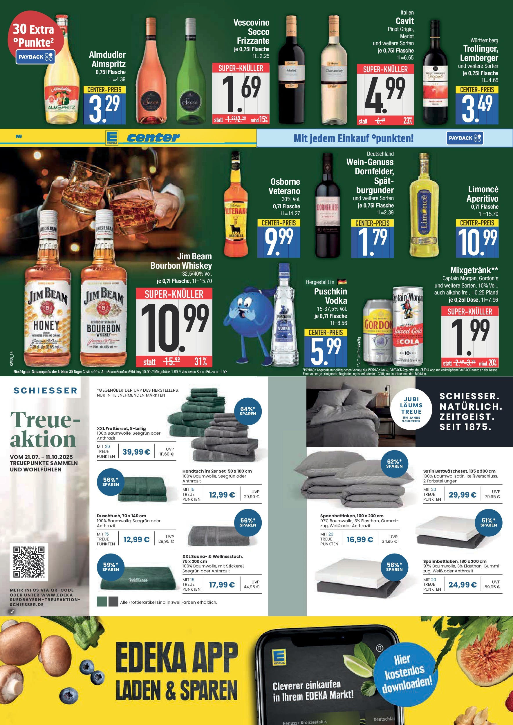 Edeka prospekt Ingolstadt (ab 24.08.2025) » Angebote Online | Seite: 16 | Produkte: Osborne, Captain morgan, Vodka, Bourbon Edeka prospekt Ingolstadt (ab 24.08.2025) » Angebote Online | Seite: 16 | Produkte: Osborne, Captain morgan, Vodka, Bourbon