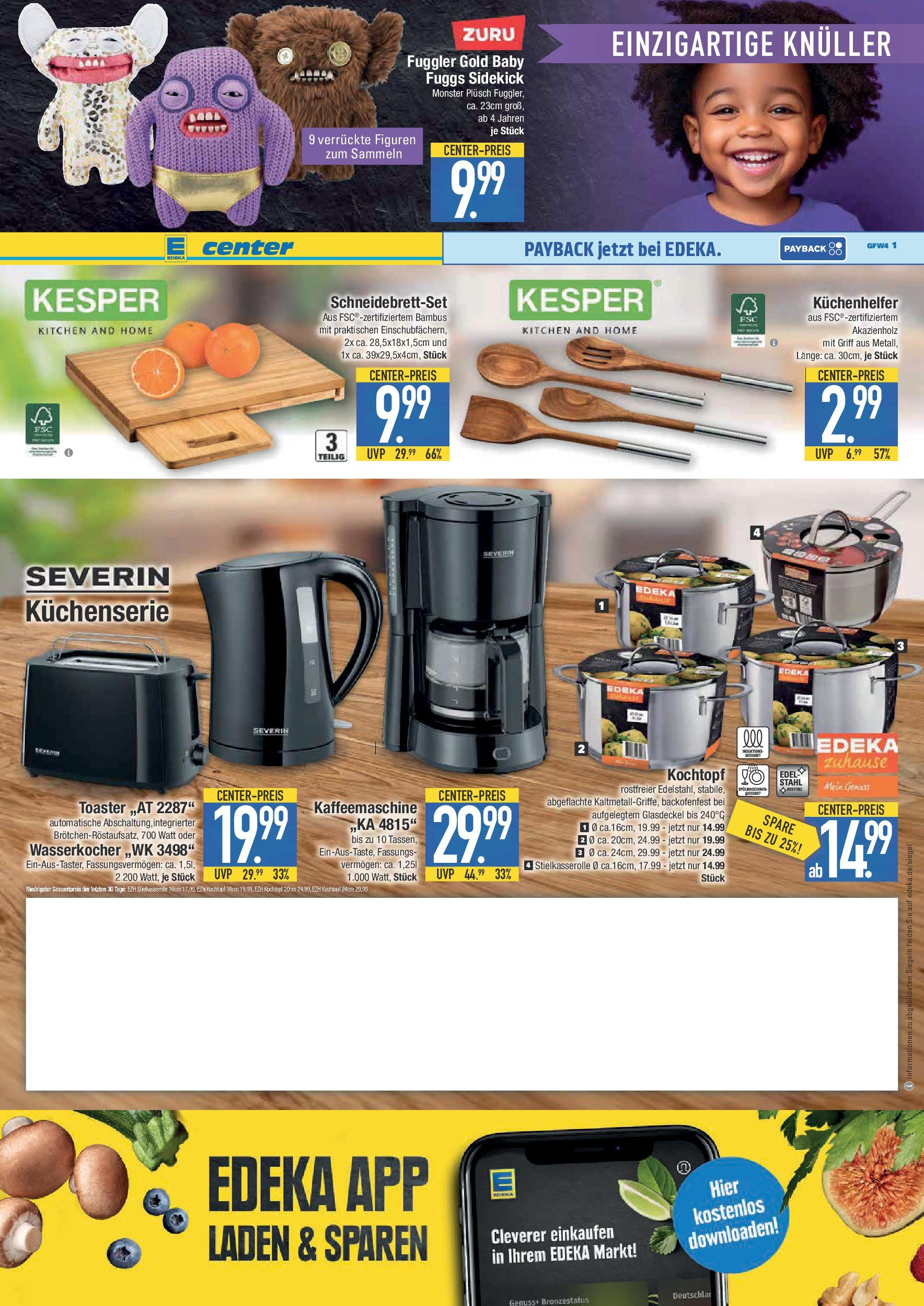Edeka prospekt Weißenburg (ab 24.08.2025) » Angebote Online | Seite: 14 | Produkte: Kaffeemaschine, Wasserkocher, Toaster, Monster Edeka prospekt Weißenburg (ab 24.08.2025) » Angebote Online | Seite: 14 | Produkte: Kaffeemaschine, Wasserkocher, Toaster, Monster