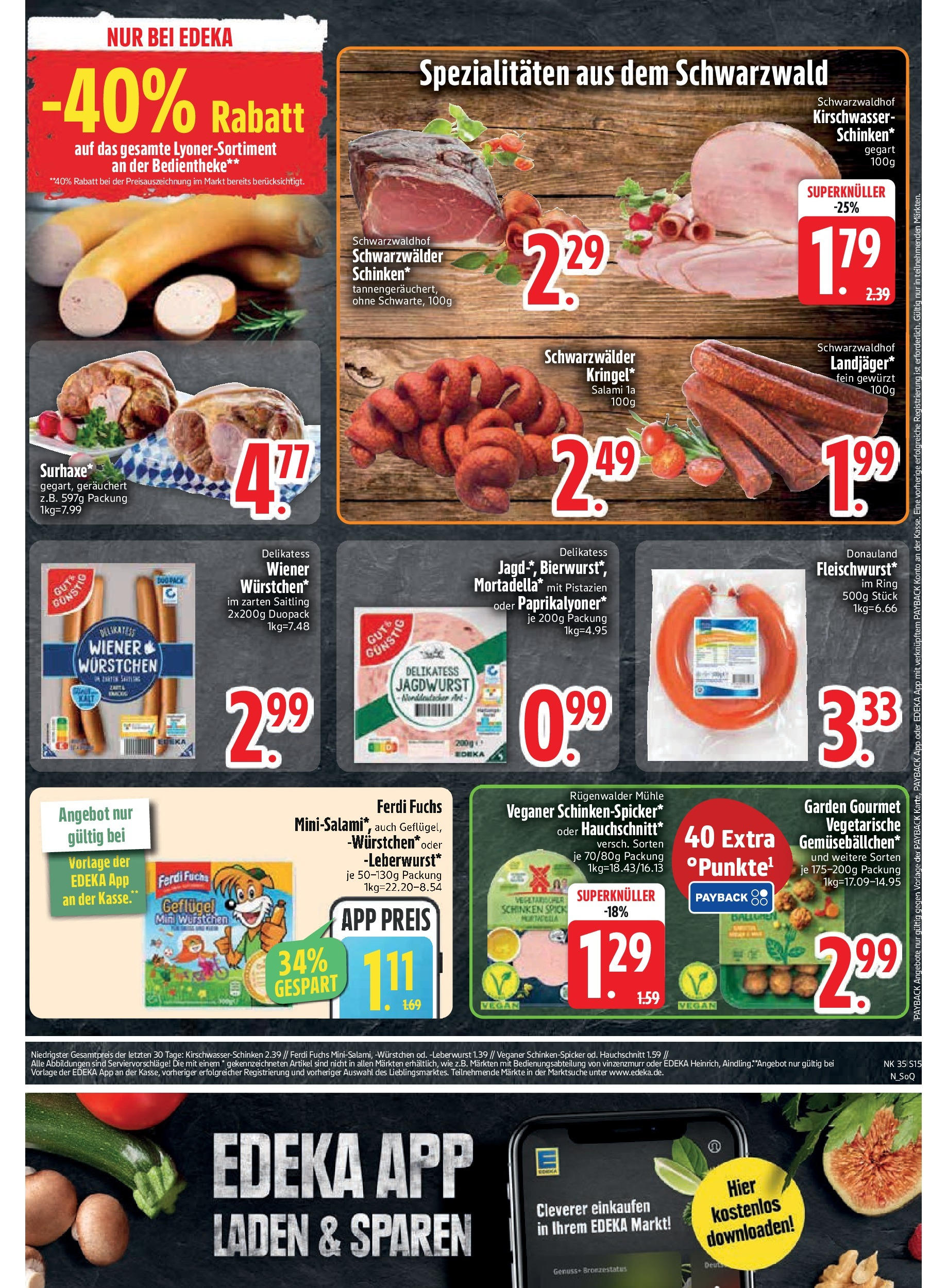 Edeka prospekt Aldersbach (ab 24.08.2025) » Angebote Online | Seite: 17 | Produkte: Mühle, Pistazien, Salami, Schinken Edeka prospekt Aldersbach (ab 24.08.2025) » Angebote Online | Seite: 17 | Produkte: Mühle, Pistazien, Salami, Schinken