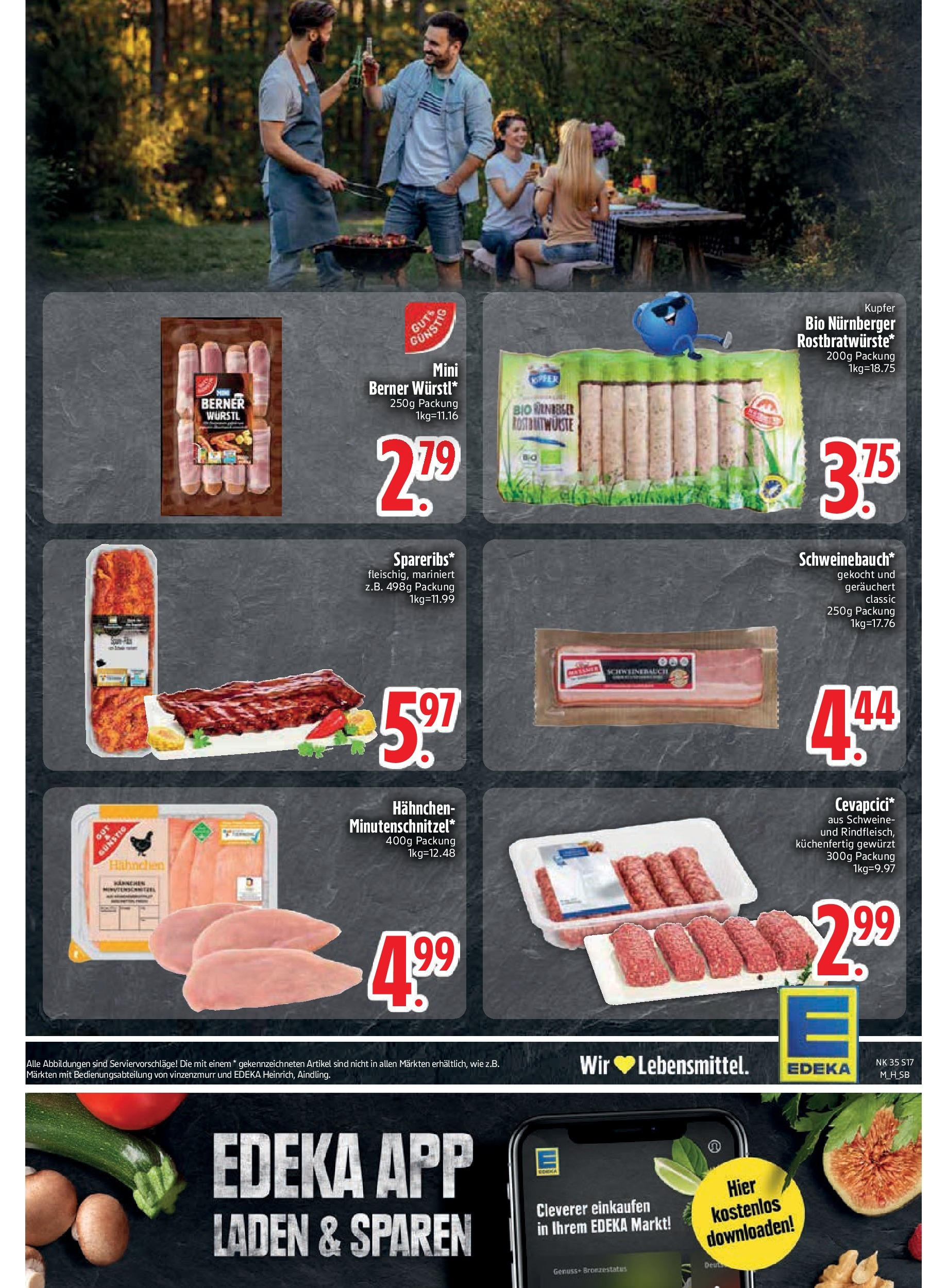 Edeka prospekt Bodenwöhr (ab 24.08.2025) » Angebote Online | Seite: 19 | Produkte: Hahnchen, Würstl Edeka prospekt Bodenwöhr (ab 24.08.2025) » Angebote Online | Seite: 19 | Produkte: Hahnchen, Würstl