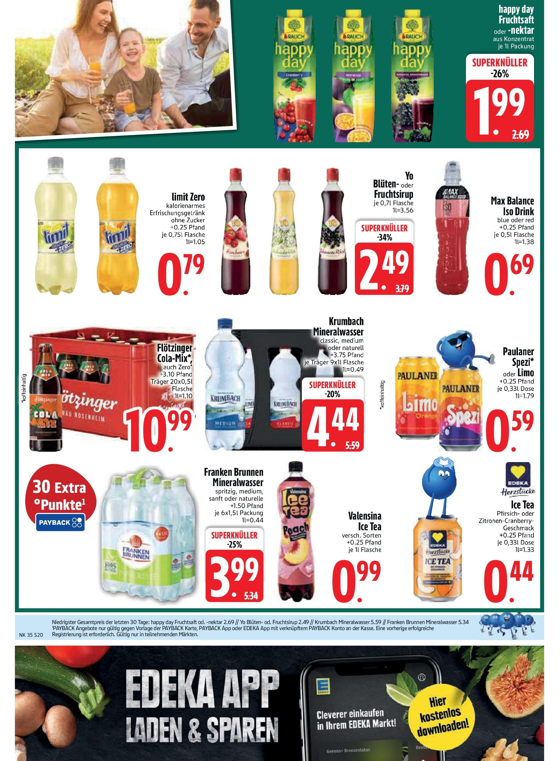 Edeka prospekt Aldersbach (ab 24.08.2025) » Angebote Online | Seite: 22 | Produkte: Valensina, Zucker, Pfirsich, Paulaner Edeka prospekt Aldersbach (ab 24.08.2025) » Angebote Online | Seite: 22 | Produkte: Valensina, Zucker, Pfirsich, Paulaner