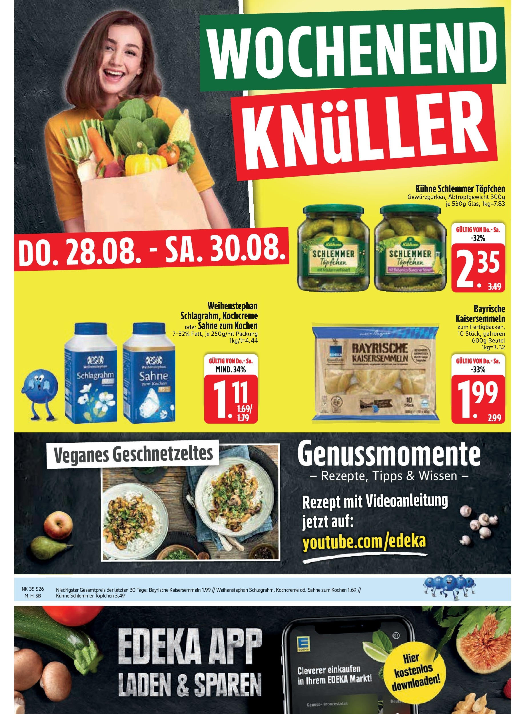 Edeka prospekt Bodenwöhr (ab 24.08.2025) » Angebote Online | Seite: 28 | Produkte: Sahne Edeka prospekt Bodenwöhr (ab 24.08.2025) » Angebote Online | Seite: 28 | Produkte: Sahne