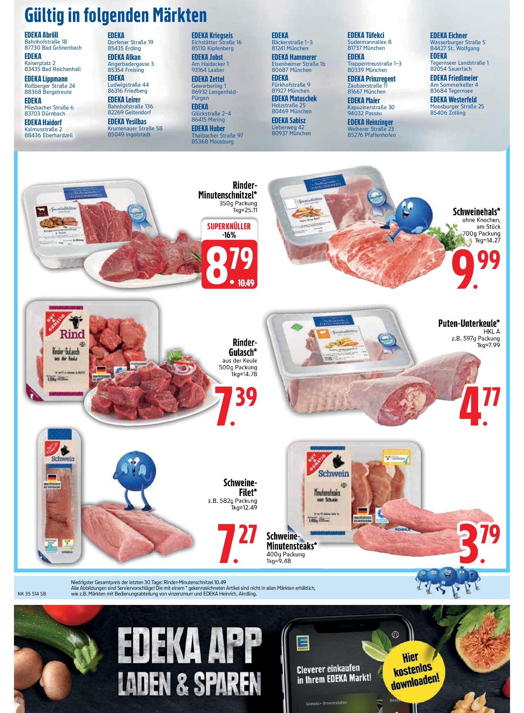 Edeka prospekt Bodenwöhr (ab 24.08.2025) » Angebote Online | Seite: 16 | Produkte: Bad, Gulasch, Steak Edeka prospekt Bodenwöhr (ab 24.08.2025) » Angebote Online | Seite: 16 | Produkte: Bad, Gulasch, Steak